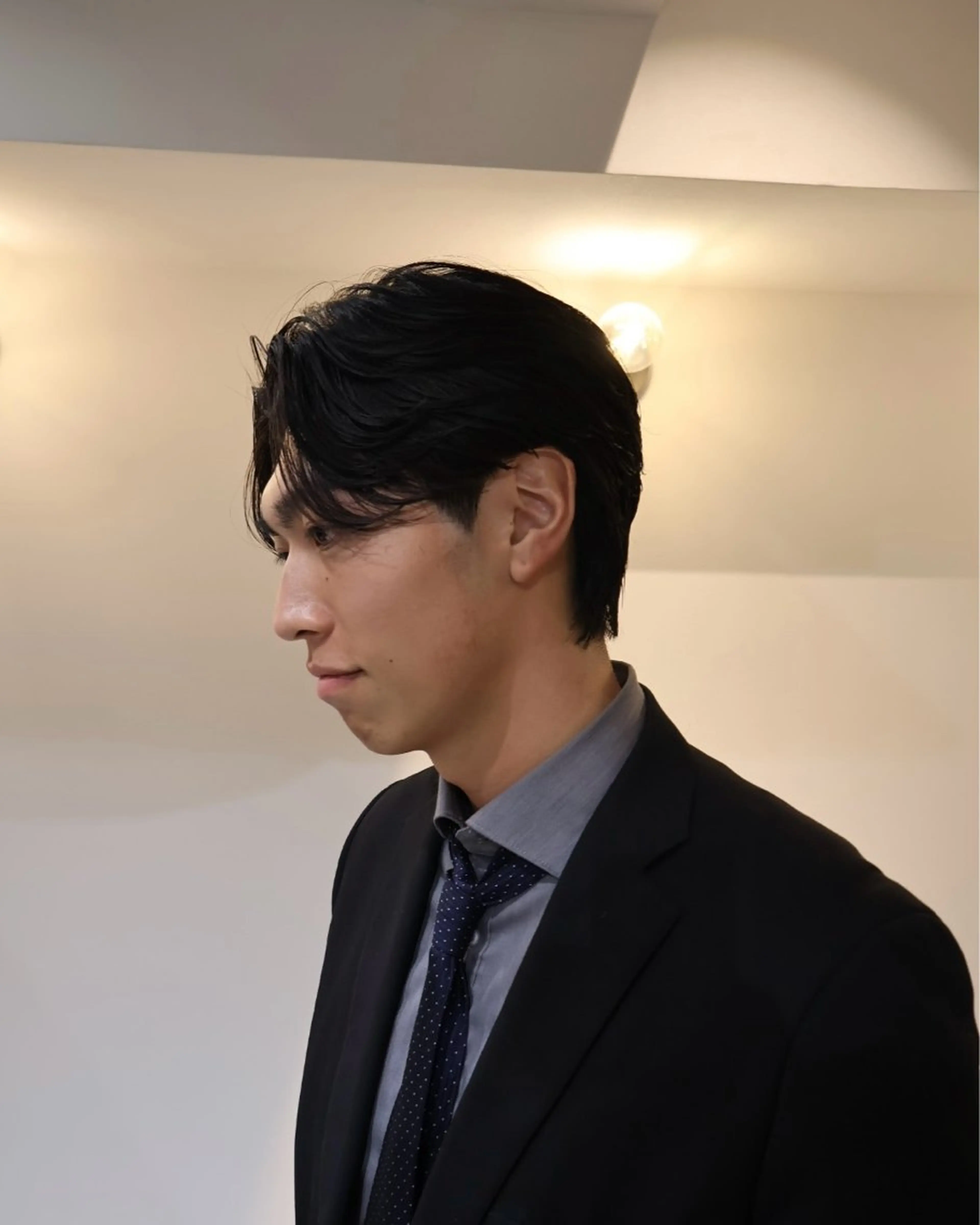 パーマ メンズ カット パーマ 心櫻/メンズパーマ/ ニュアンス/フェザーのヘアスタイル