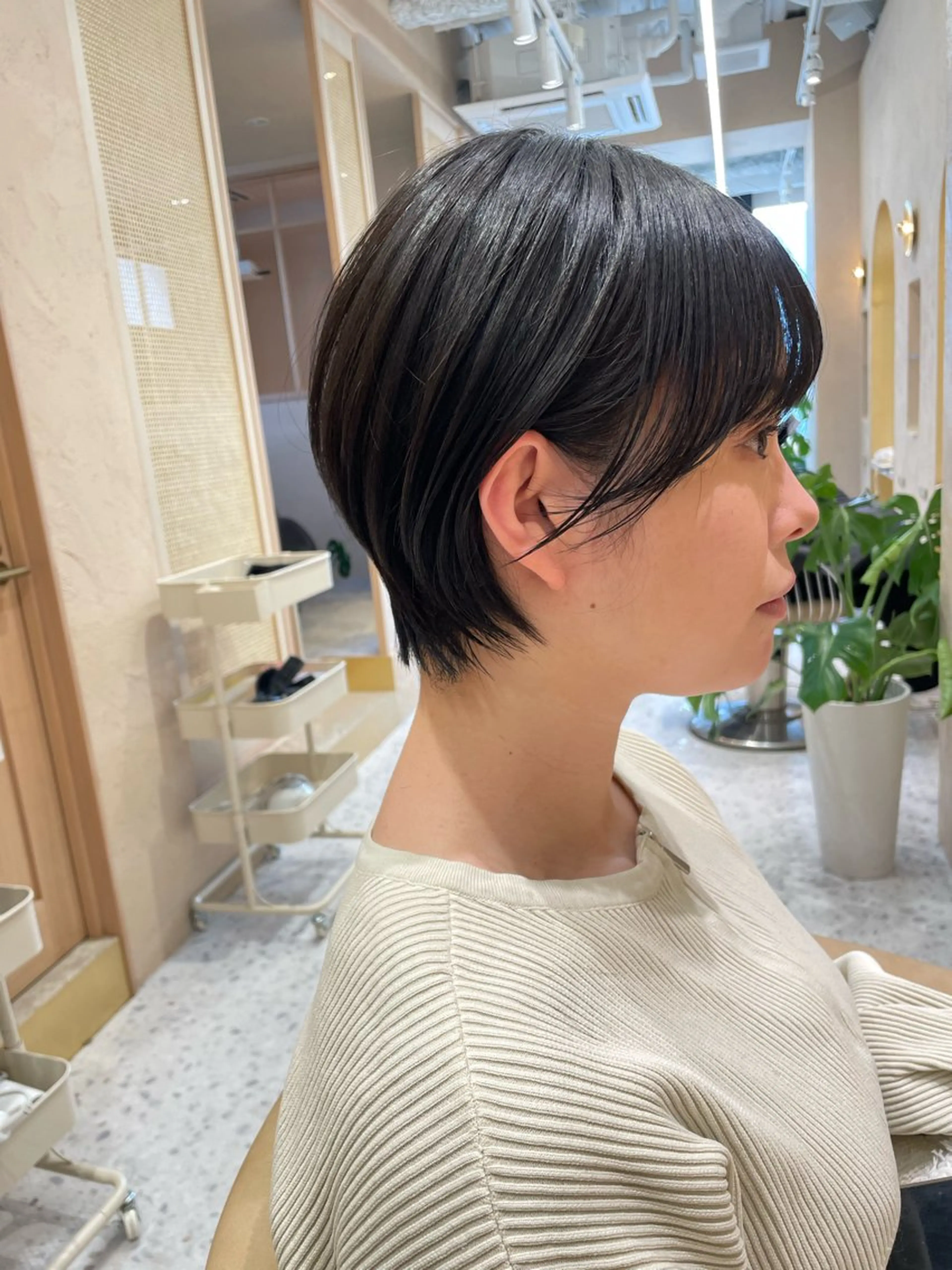 ショート カット ヘアカラー トリートメント 韓国ヘア/髪質改善 /Harunaのヘアスタイル