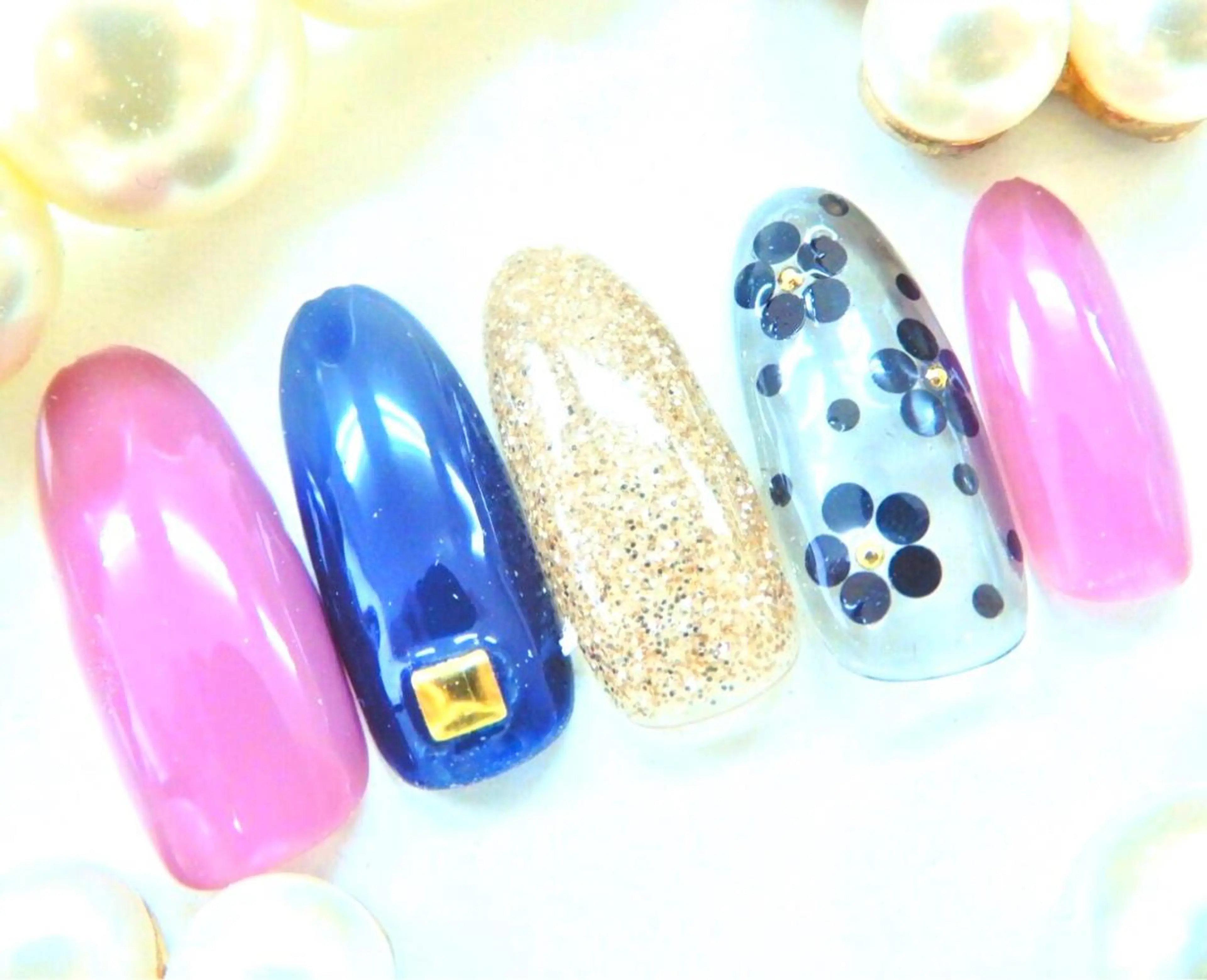 ネイル ジェルネイル ソフトジェル Dolce.Nail 柏店のネイルデザイン