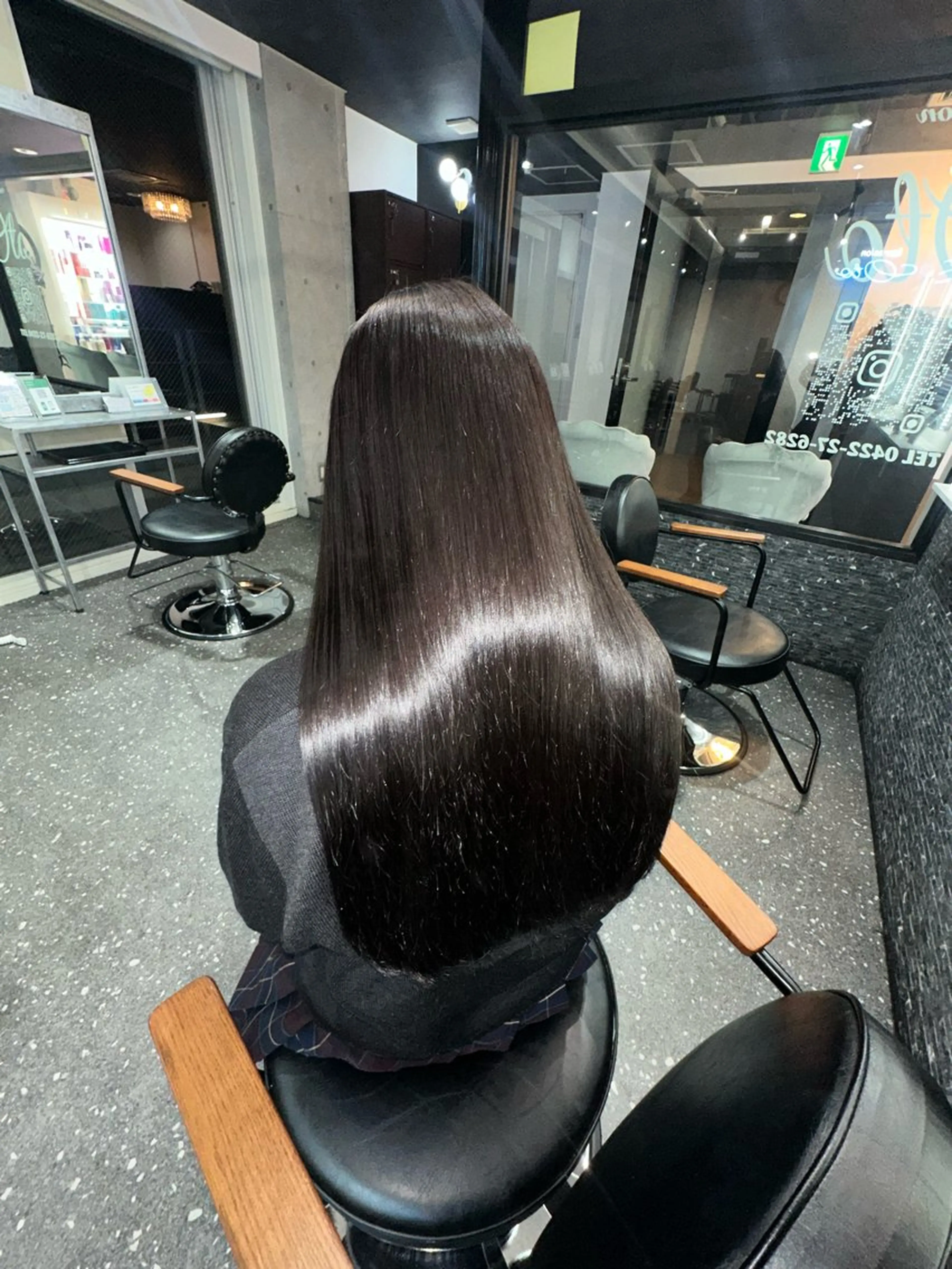 ロング カラー パーマ カット ヘアカラー 縮毛矯正 トリートメント 髪質改善⭐️縮毛矯正 中野⭐️Rinaのヘアスタイル