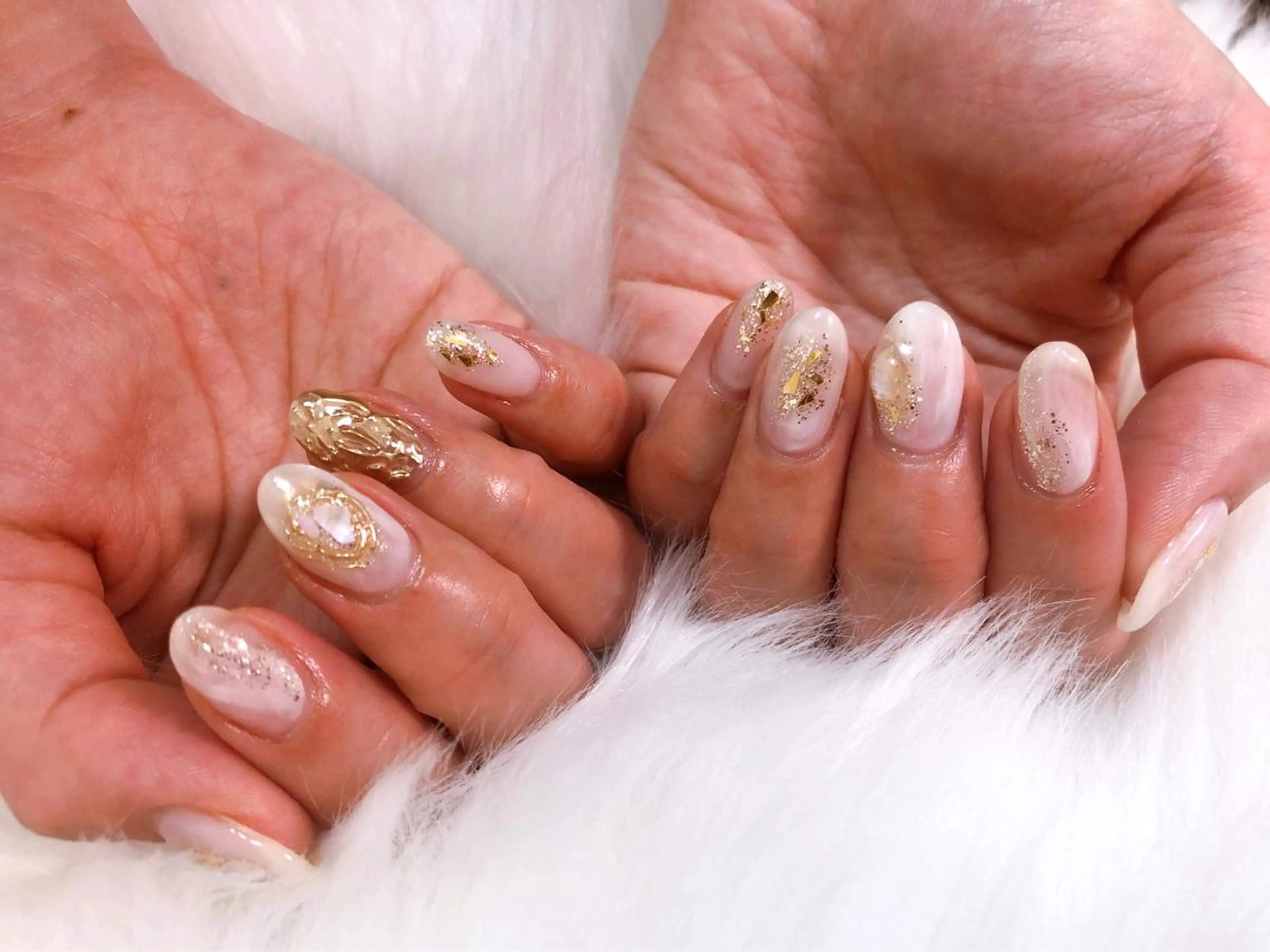 ネイル ブライダルネイル ハンドネイル kiki nail 二子玉川のネイルデザイン