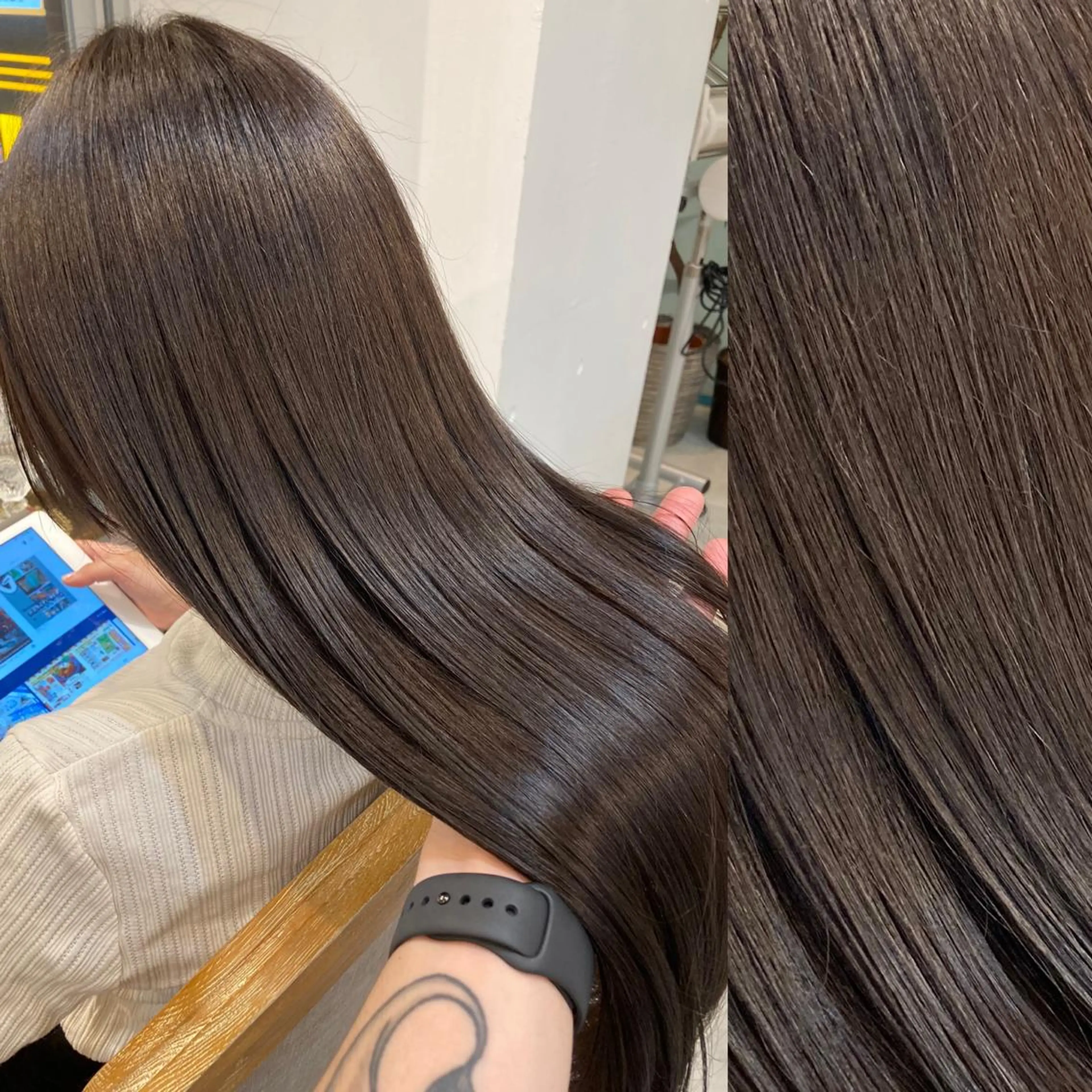 セミロング カラー ボブ& 髪質改善FUMIYAのヘアスタイル