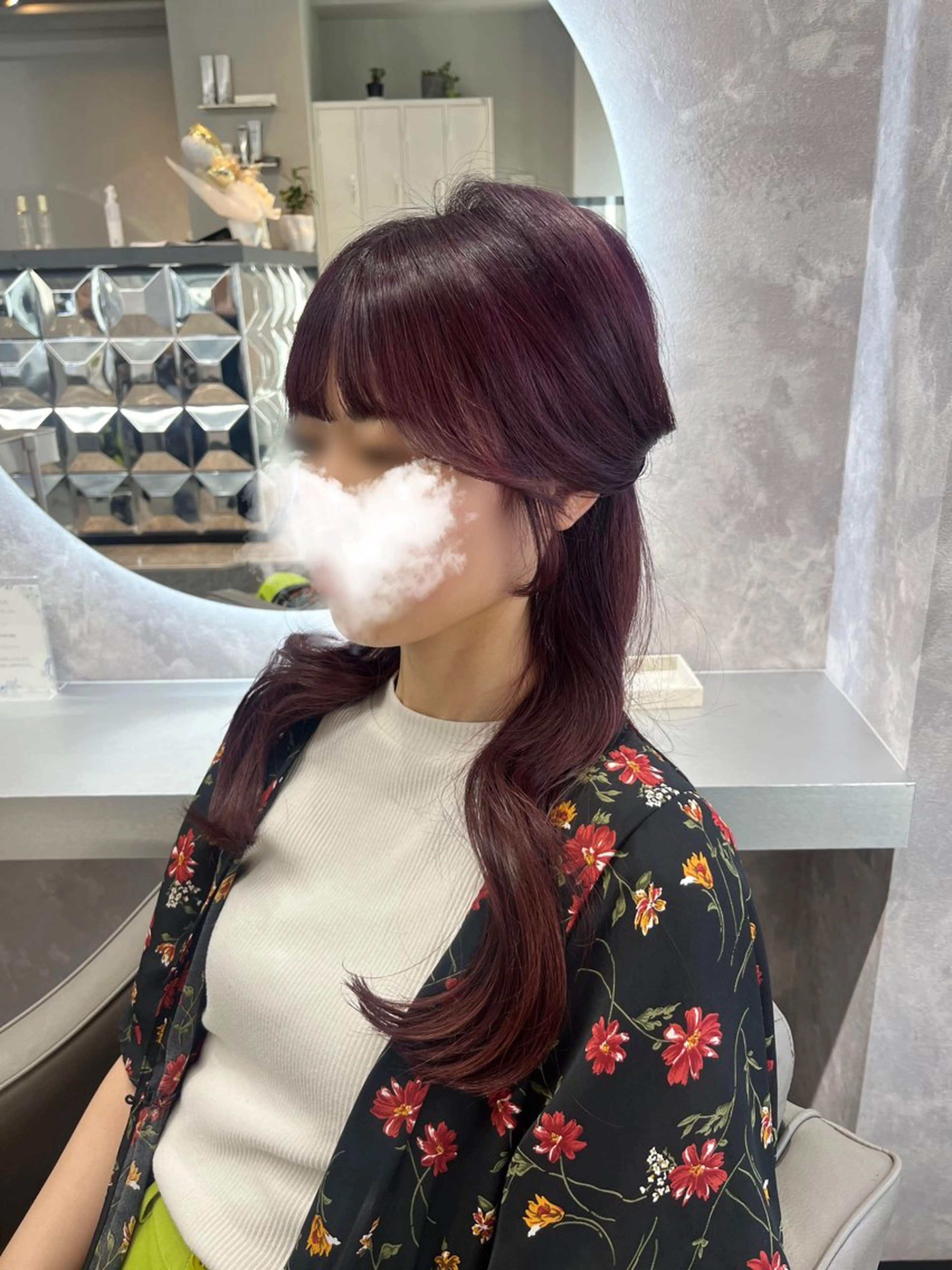 ロング カラー カット ヘアカラー 🇰🇷jisoo -ジス-🇰🇷のヘアスタイル