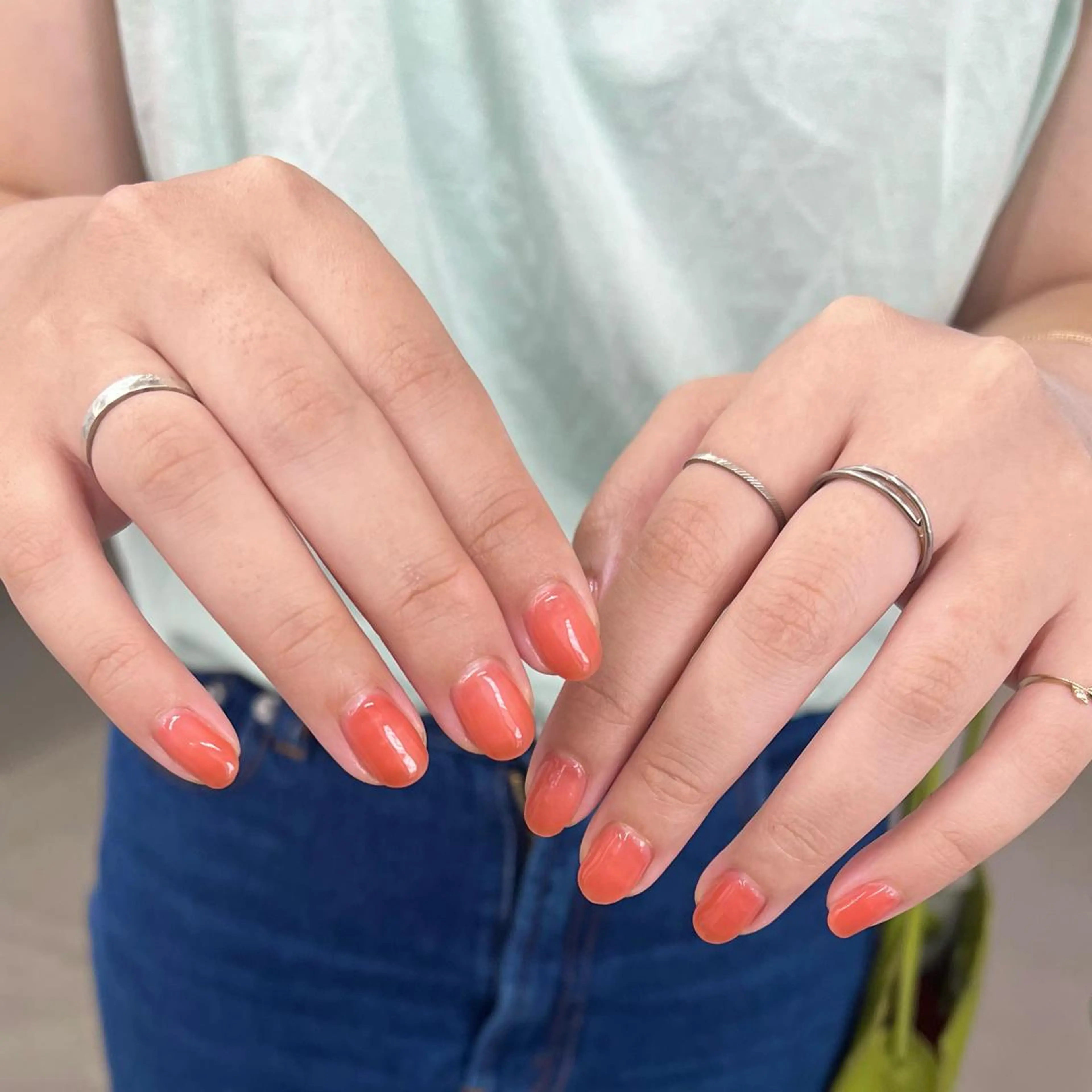 ネイル ピンク ハンドネイル Nico所属・Nico🌛 Karenのネイルデザイン