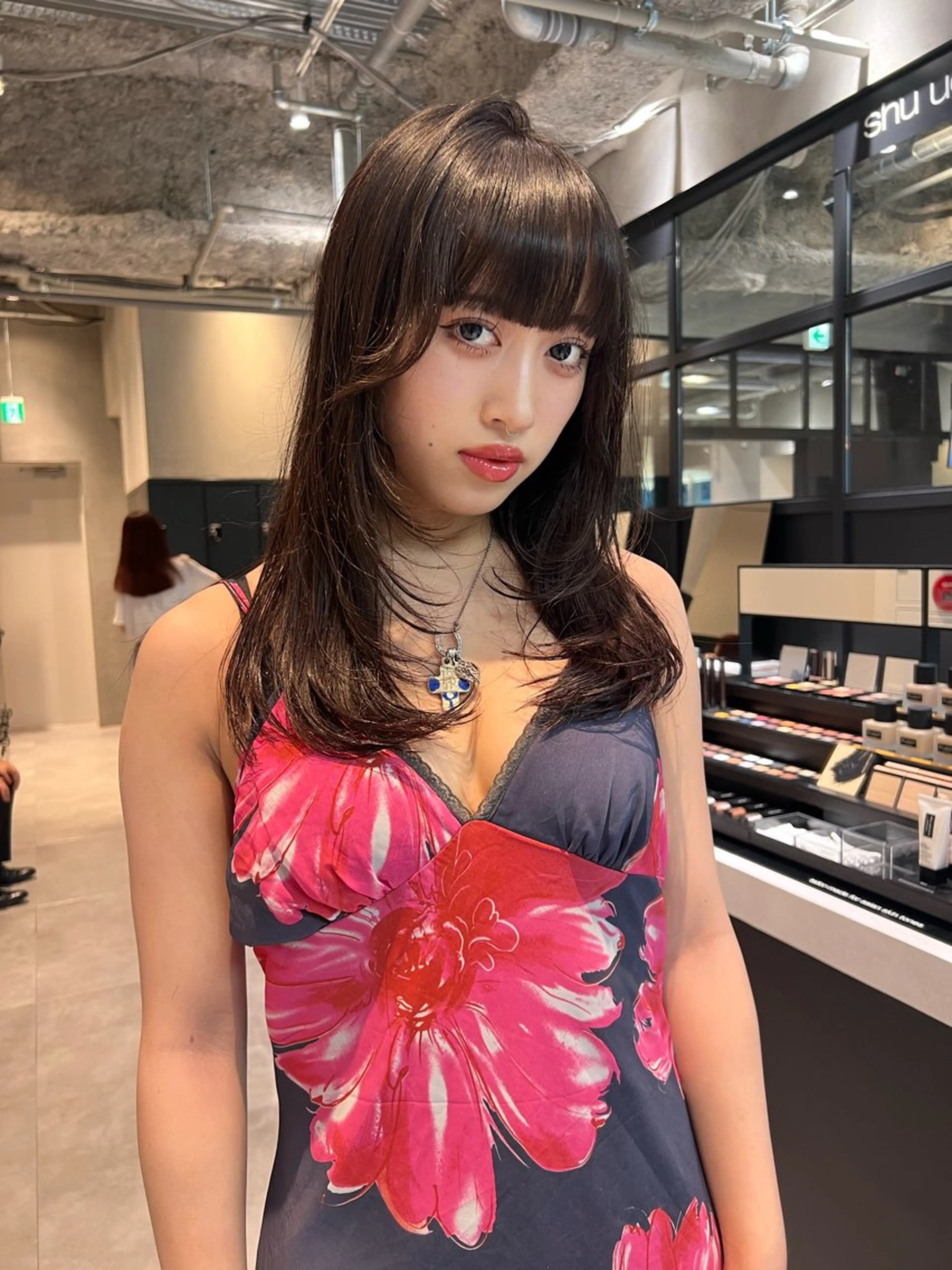 カット✂️+ケアカラー❣️+超音波3stepTR💖💖￥9900の写真