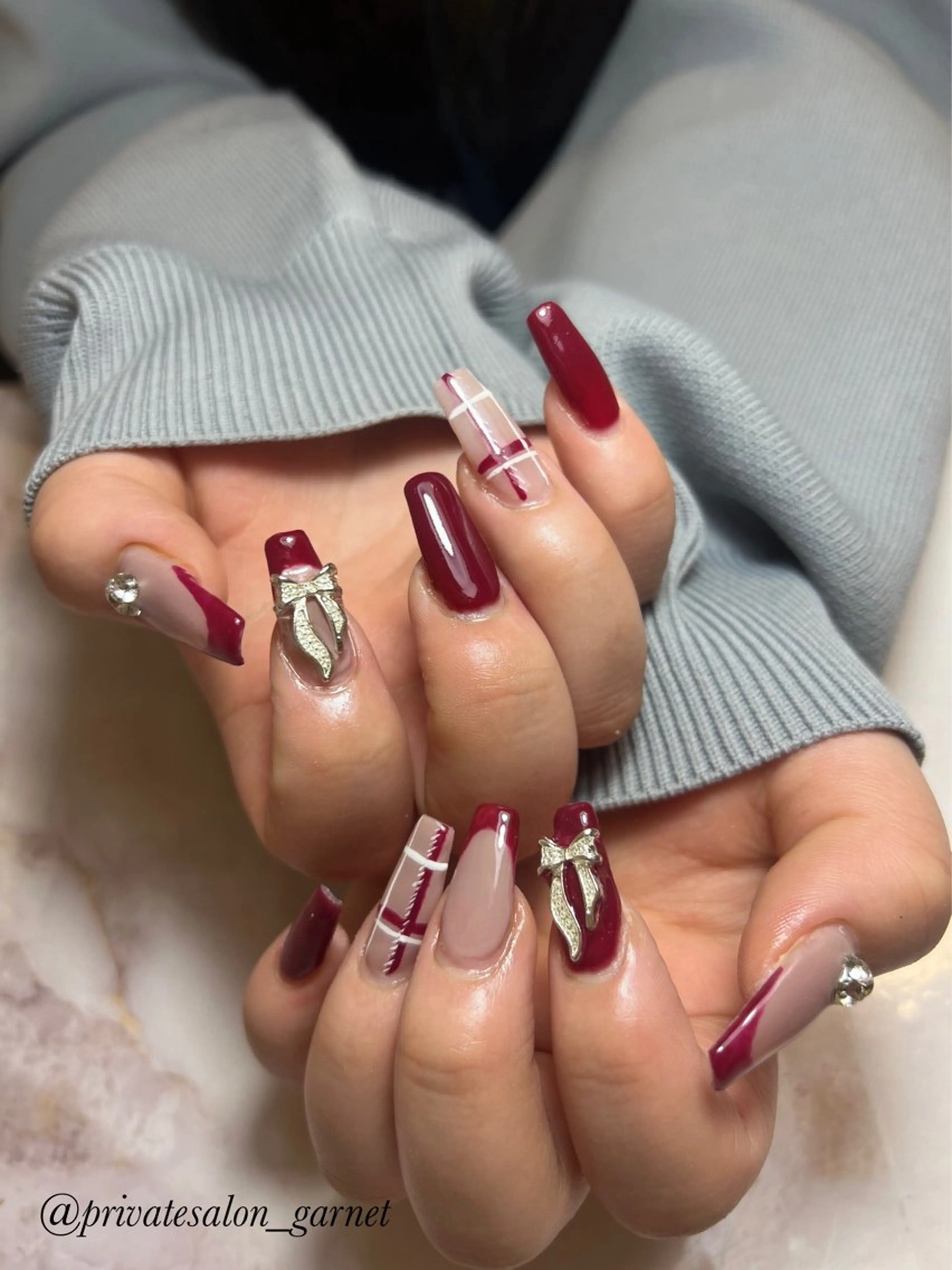 ネイル ハンドネイル Garnet nailのネイルデザイン