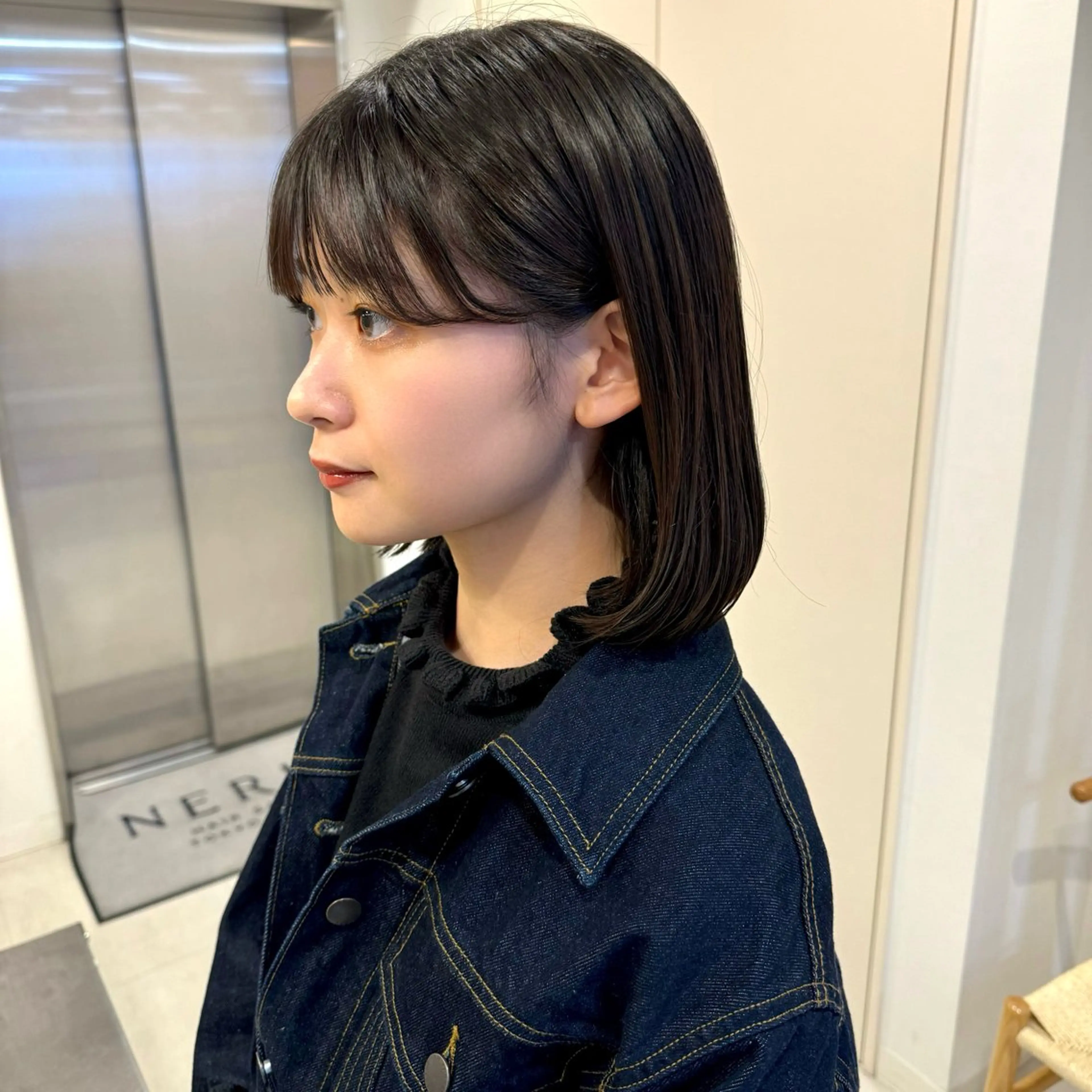 ショート カラー ブラウンカラー カット ヘアカラー 松木 花鈴のヘアスタイル