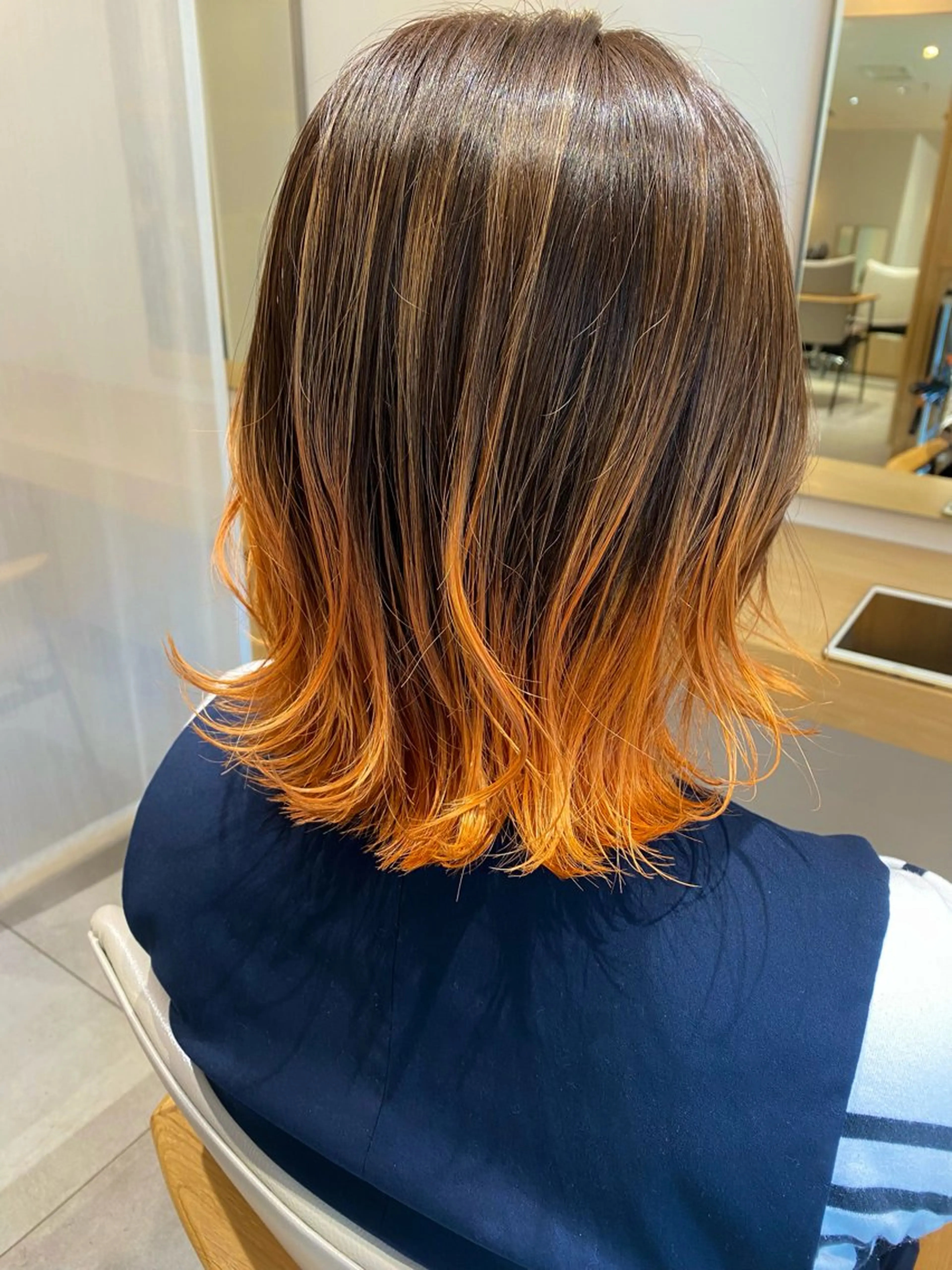 ミディアム カラー 艶髪🌟髪質改善✨ Zinaヤマダ チサのヘアスタイル