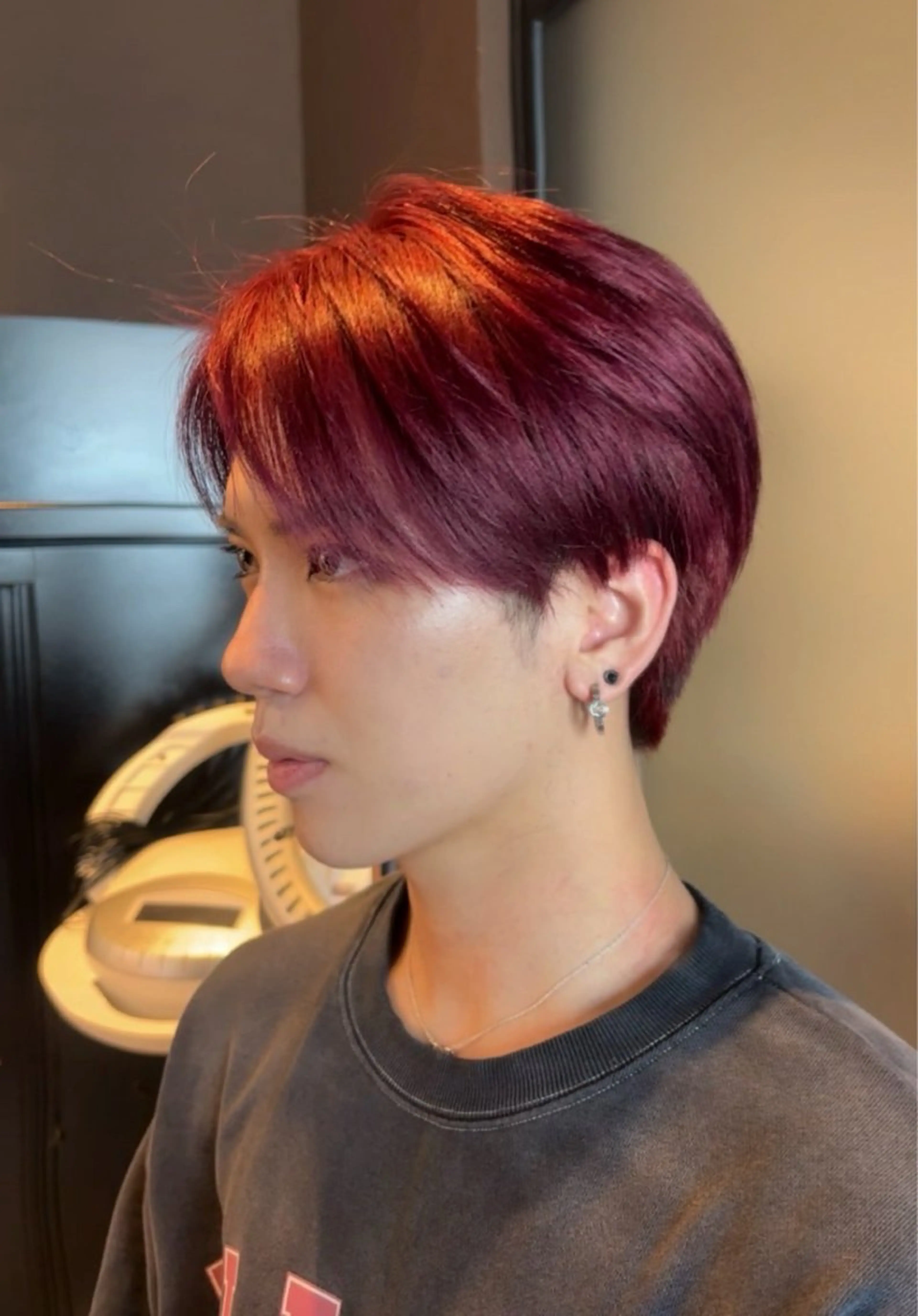 メンズカット×ダブルケアカラー【ブリーチ込み】の写真