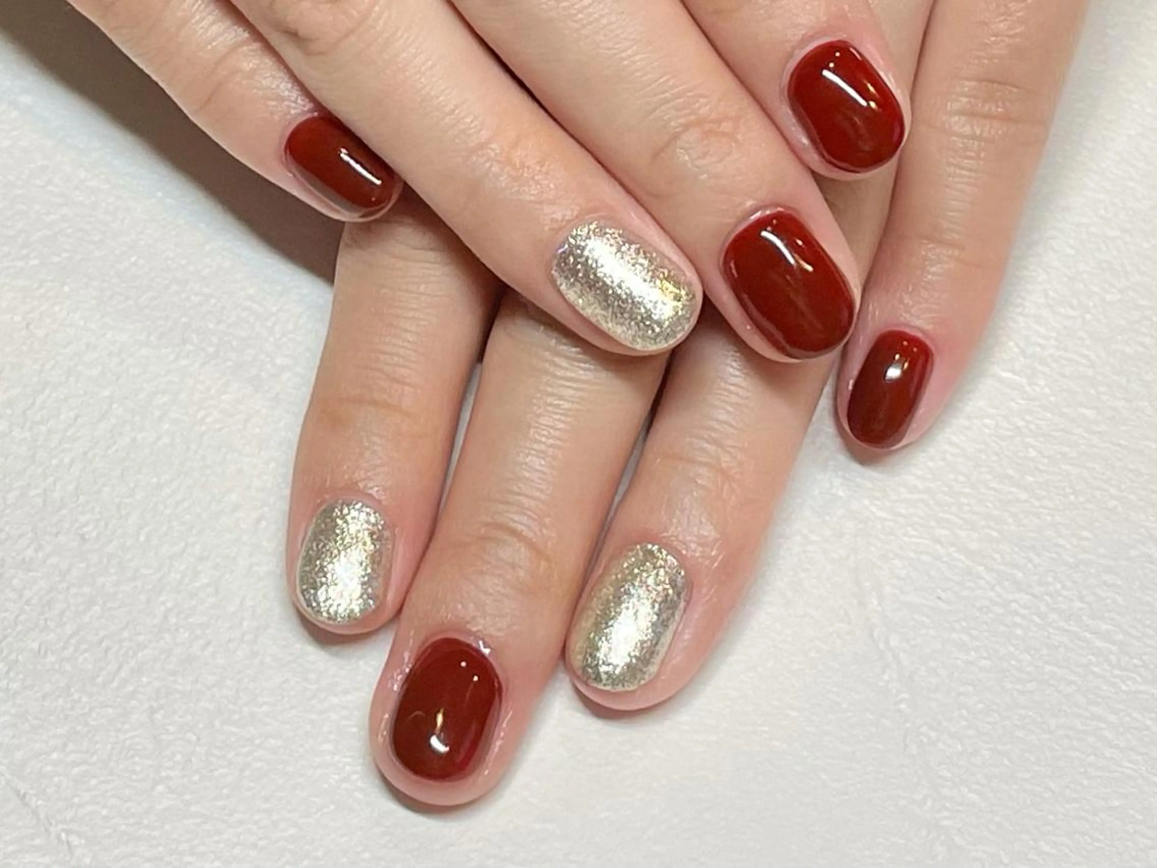 ネイル ワンカラーネイル ささき れいなのネイルデザイン