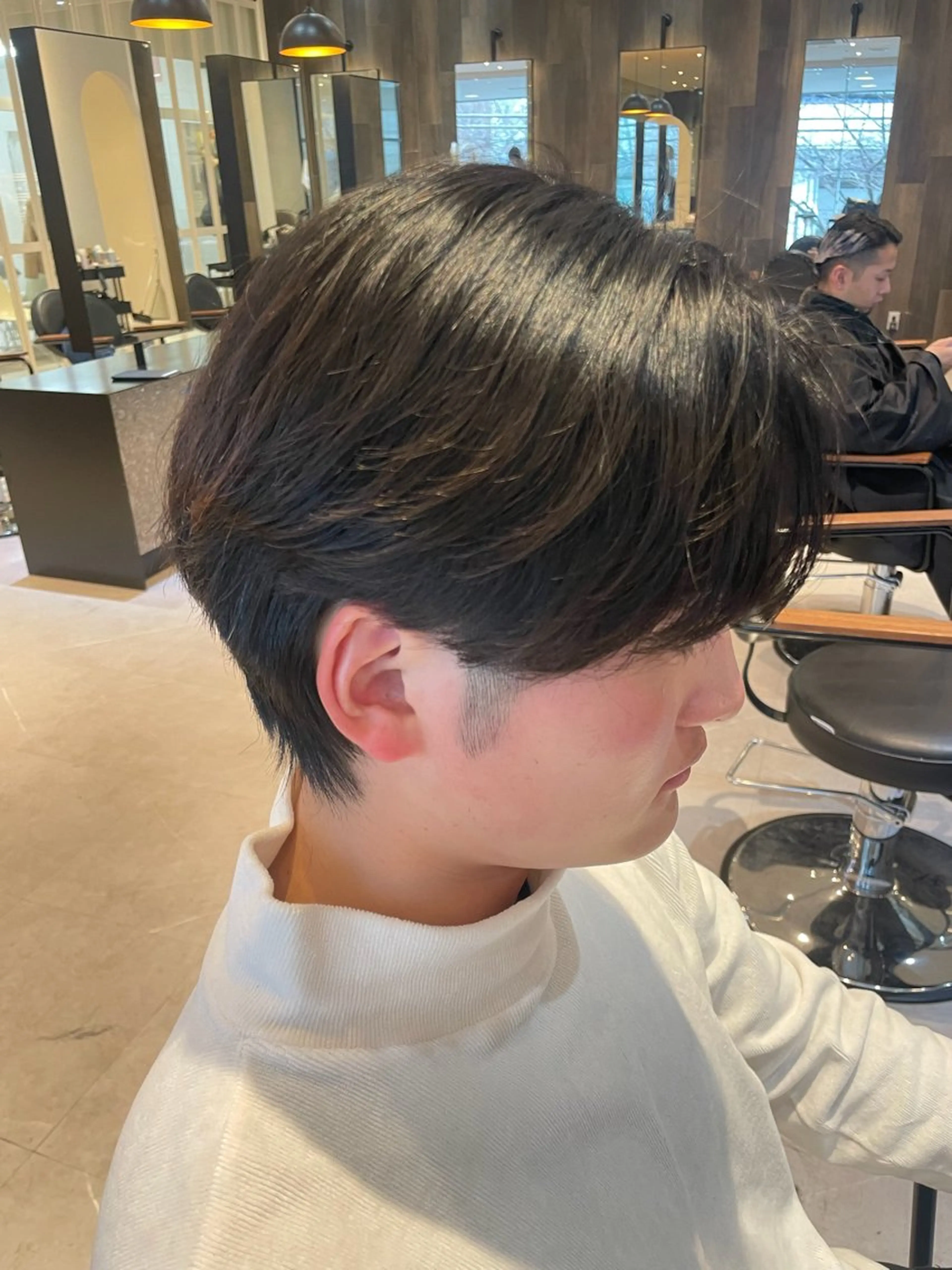 メンズ センターパート 韓国ヘア/そら レイヤー透明感カラーのヘアスタイル