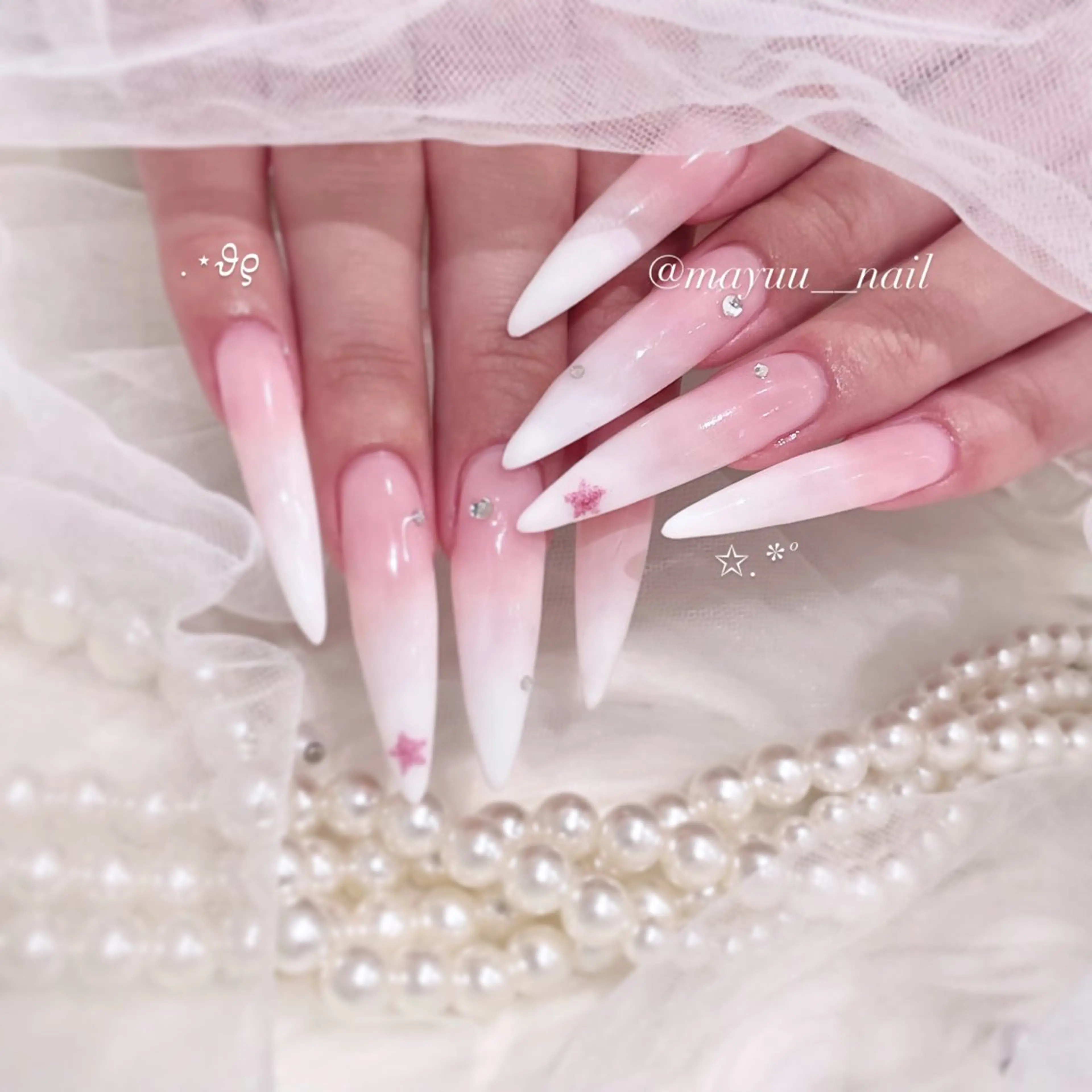 ネイル ハンドネイル 🎀 Mayu 🎀痛ネイルのネイルデザイン