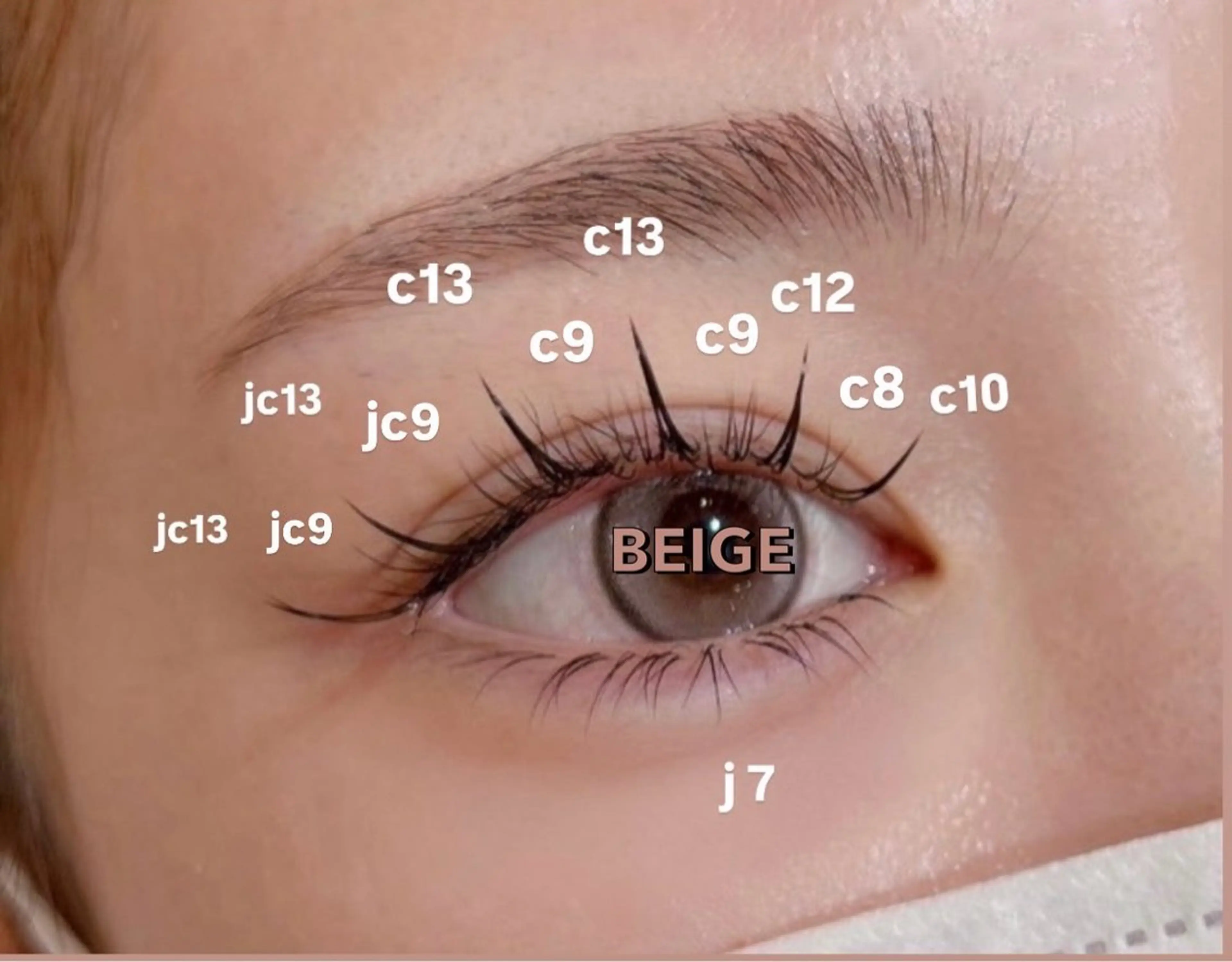 マツエク・マツパ BEIGE金山 🎀AINAのマツエク・マツパデザイン