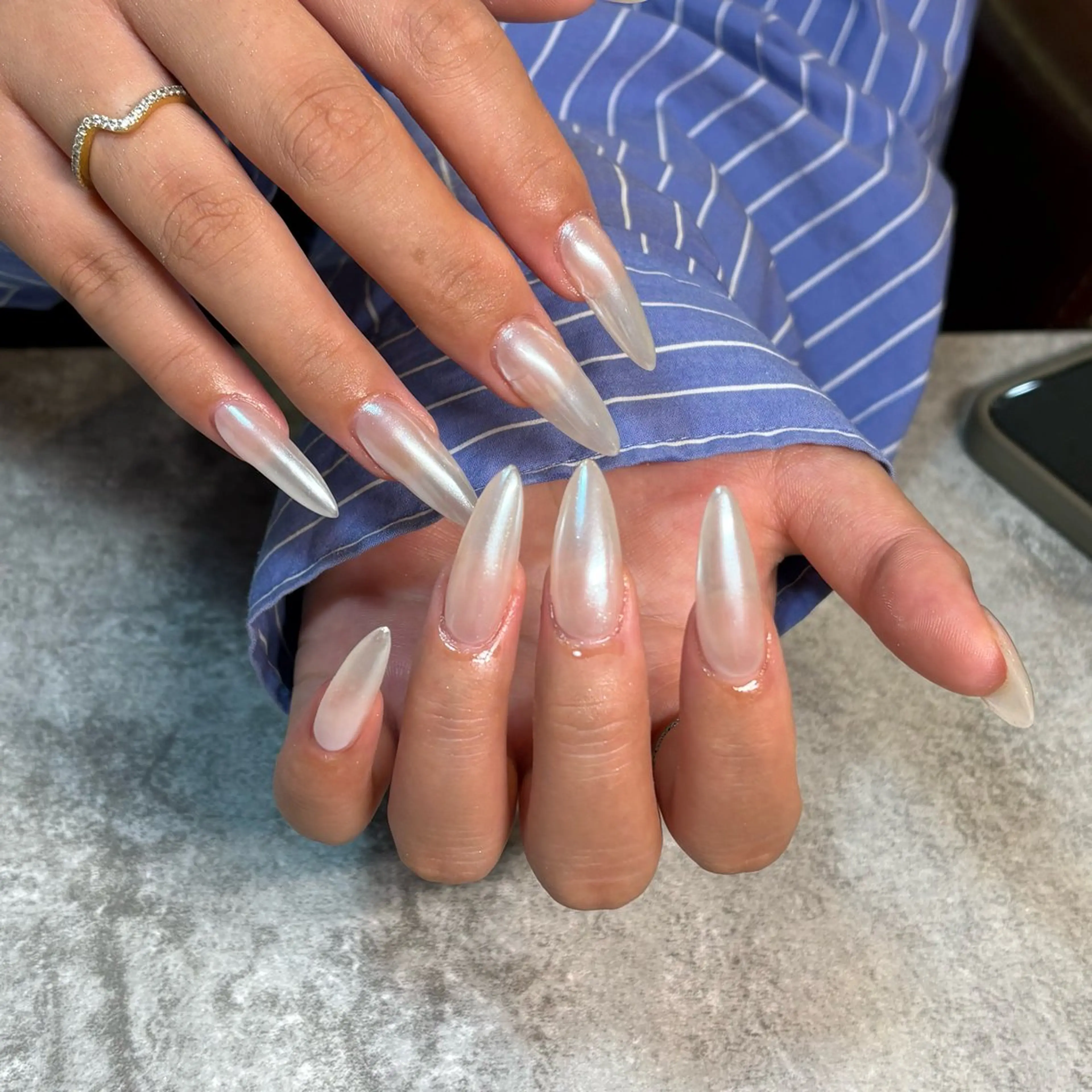 【ジェルスカ】ミラー or オーロラワンカラー（オフあり）の写真