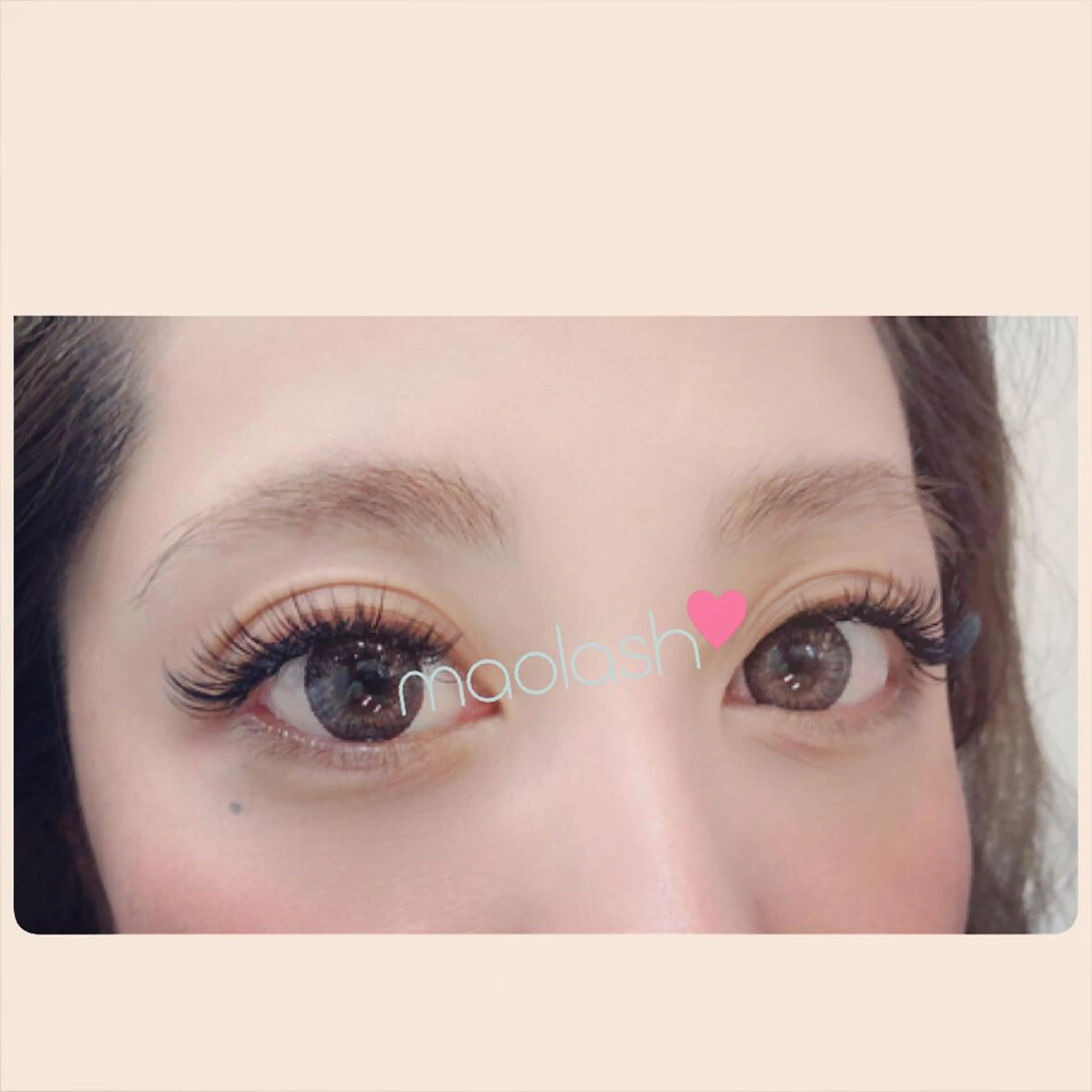マツエク・マツパ 付け放題 ボリュームラッシュ mao lash所属・mao lashのマツエク・マツパデザイン