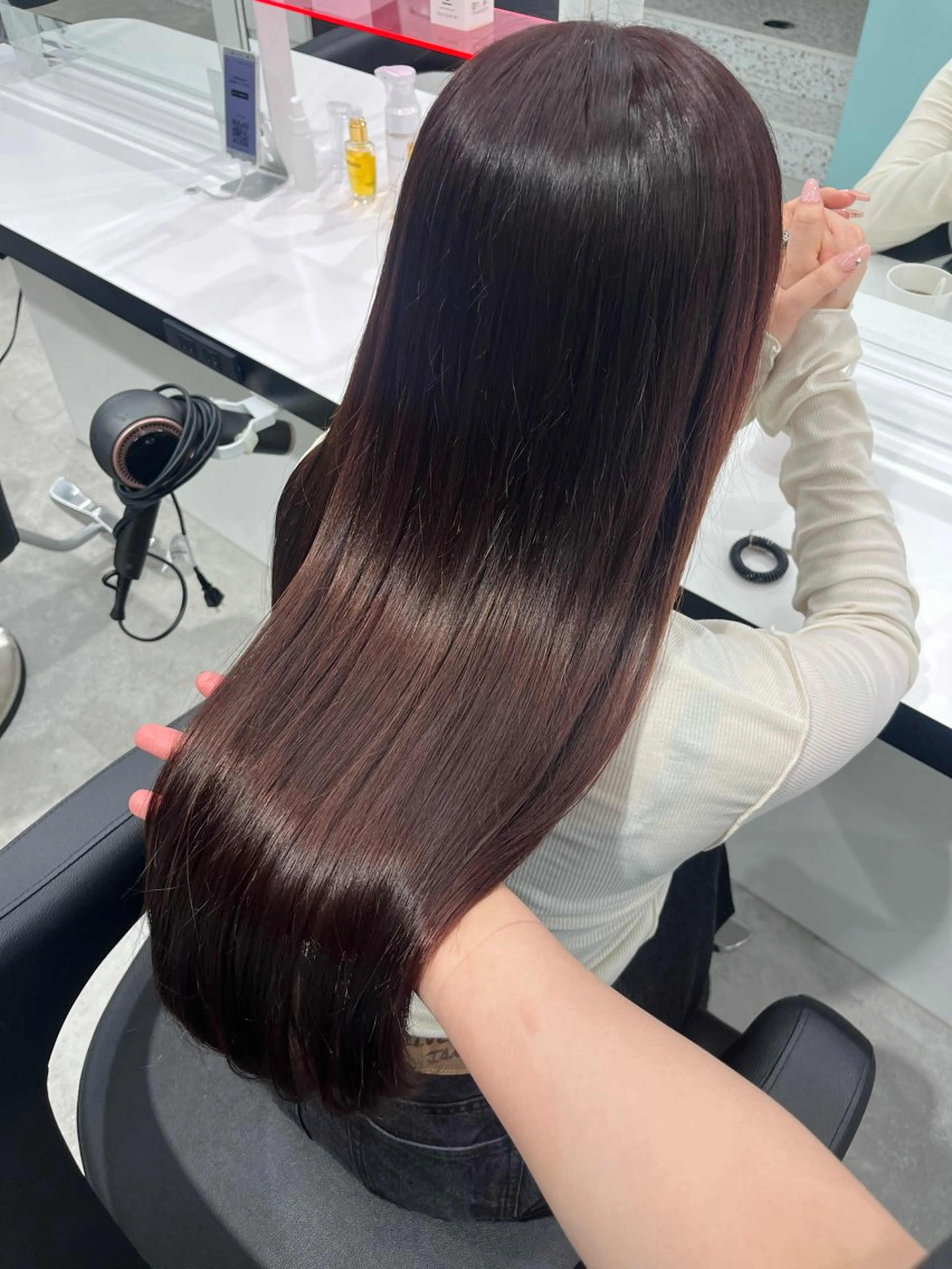 ロング カラー みう/仙台/暖色/ 艶髪/顔周りカット/のヘアスタイル