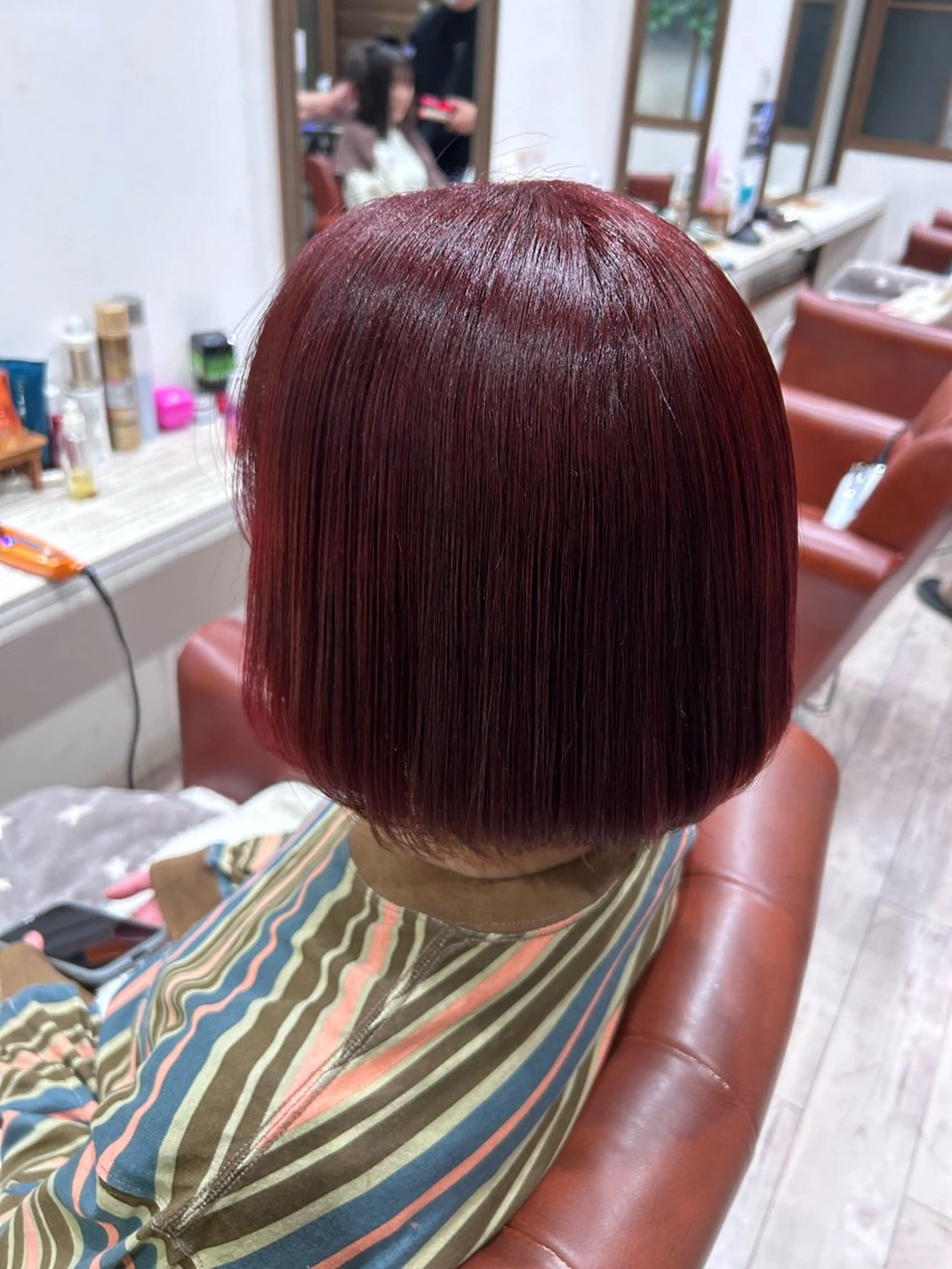 カラー 海老名 理香子のヘアスタイル