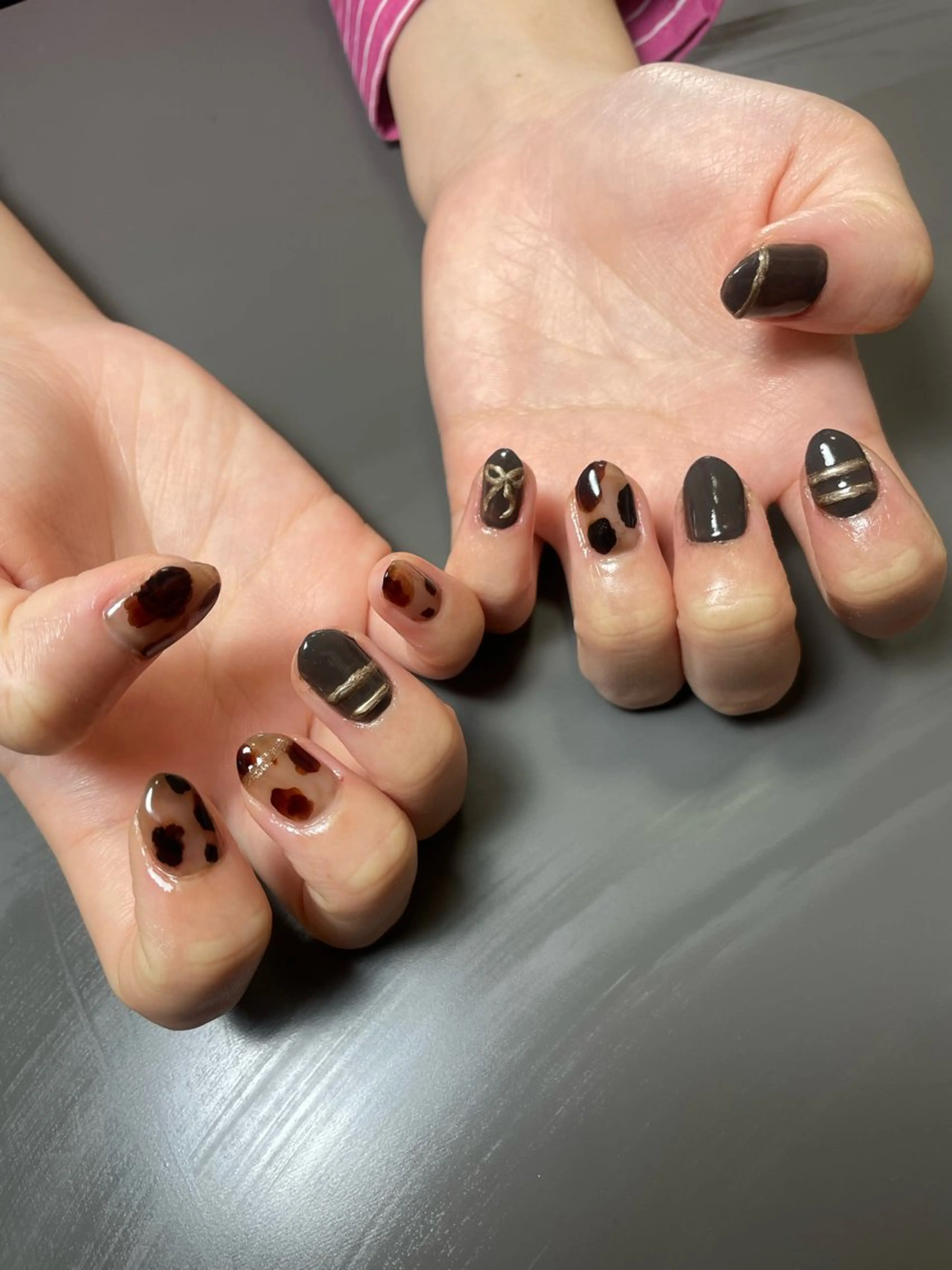 ネイル 持ち込み 永田 岬のネイルデザイン