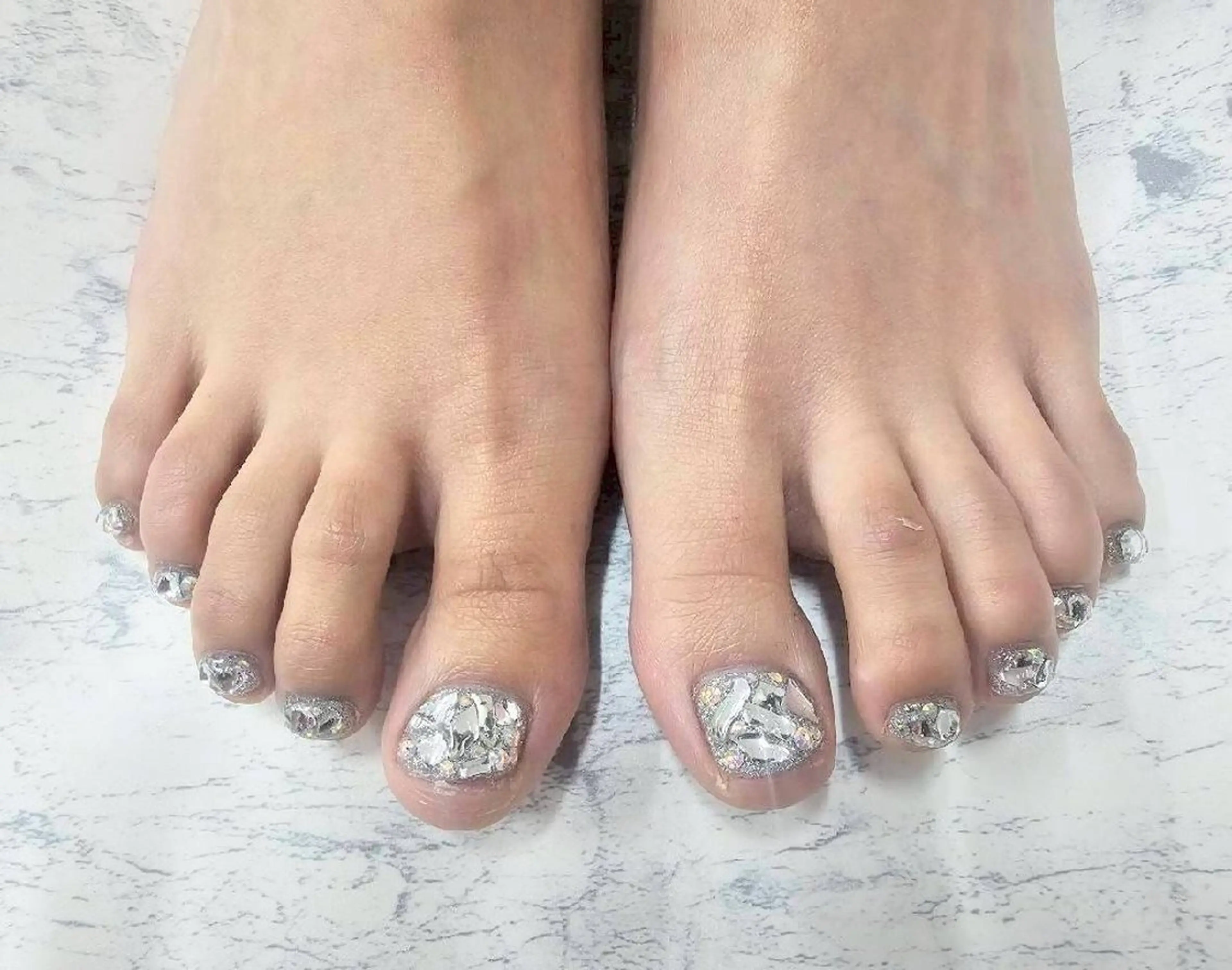 ネイル フットネイル 持ち込み バニーラッシュ Nail. HANAのネイルデザイン