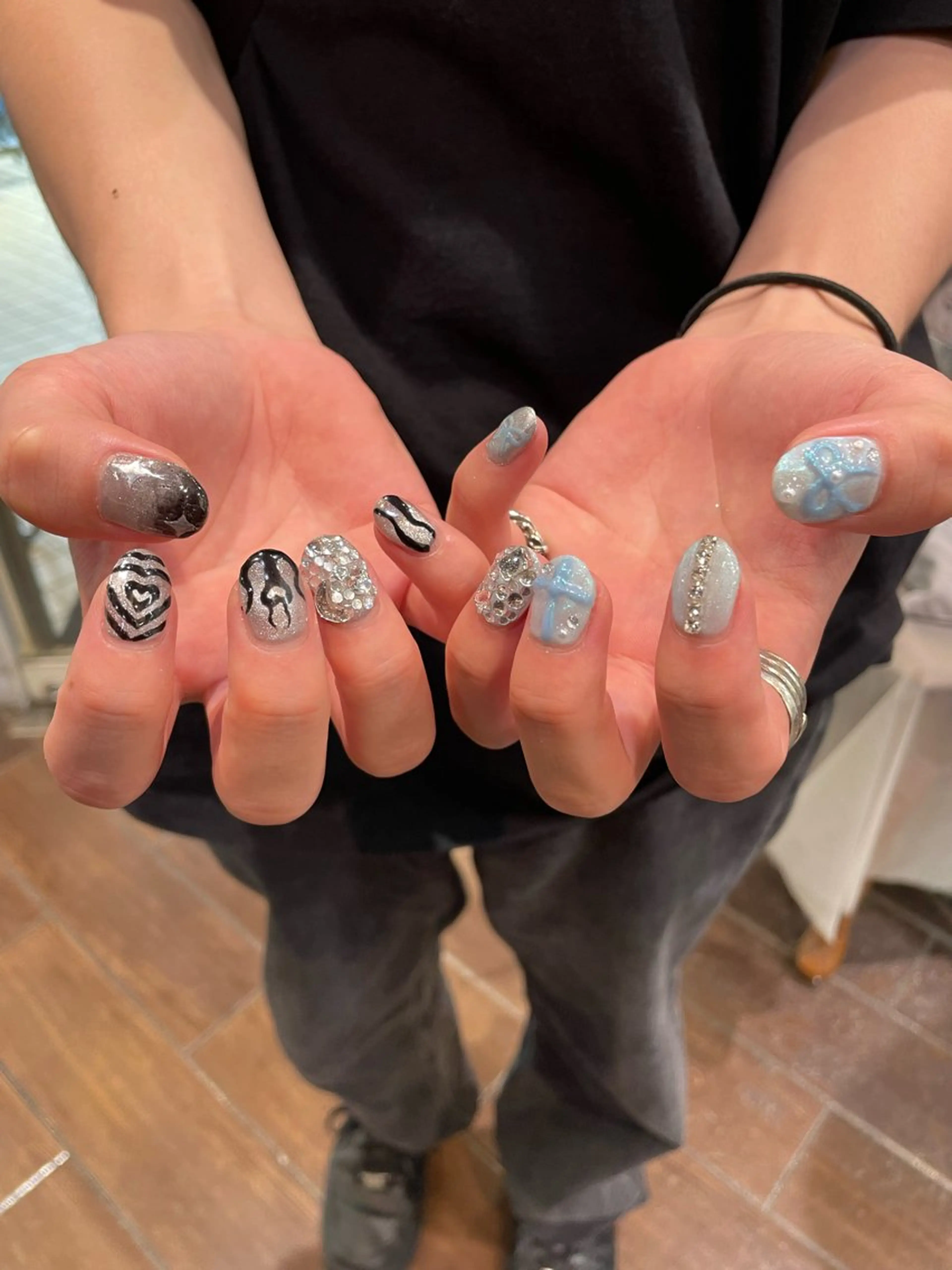 ネイル アートネイル ハンドネイル メンズ/艶髪/カラー サクラ🌸のヘアスタイル