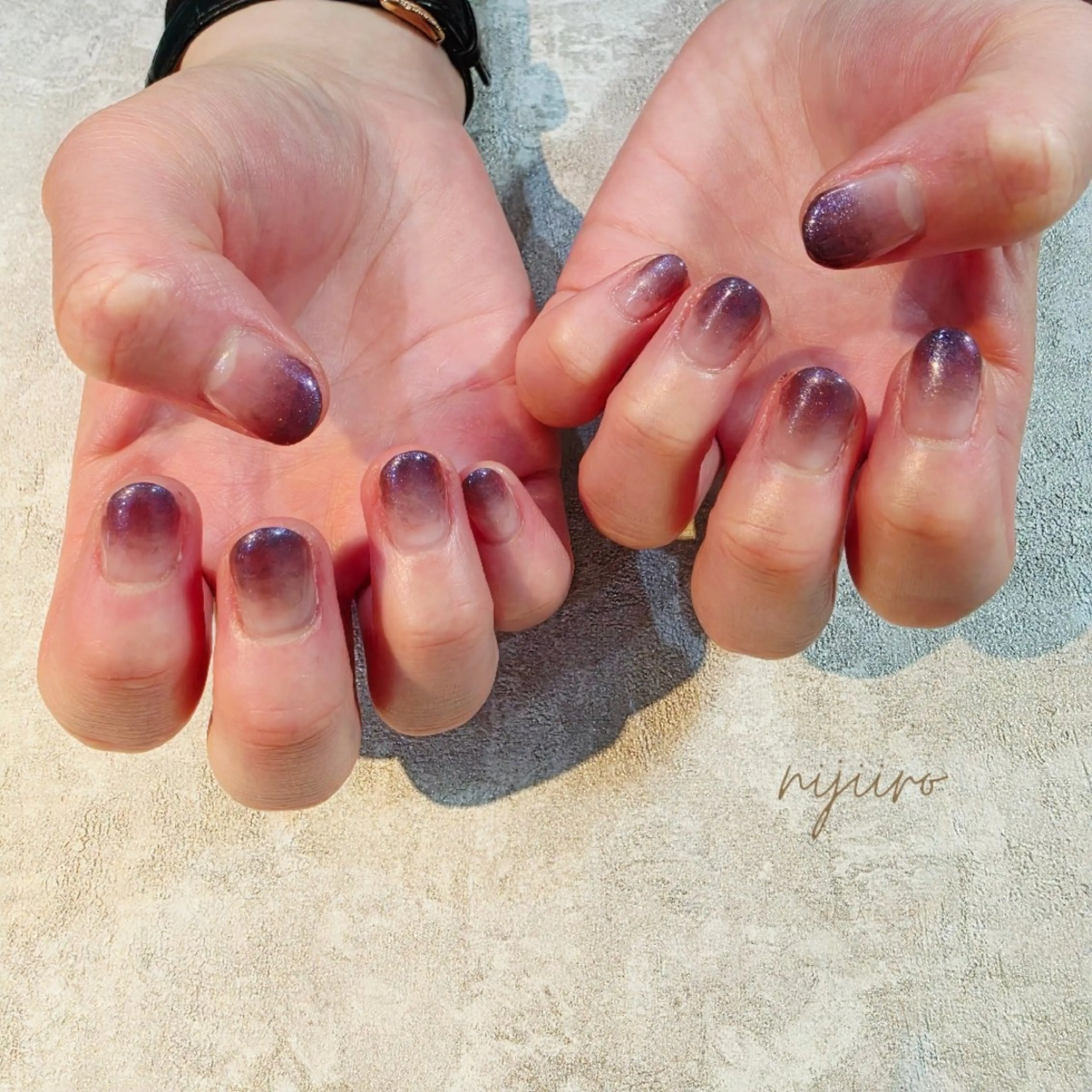 ネイル ハンドネイル nailatelier nijiiro.所属・nijiiro🌈 サトウのネイルデザイン