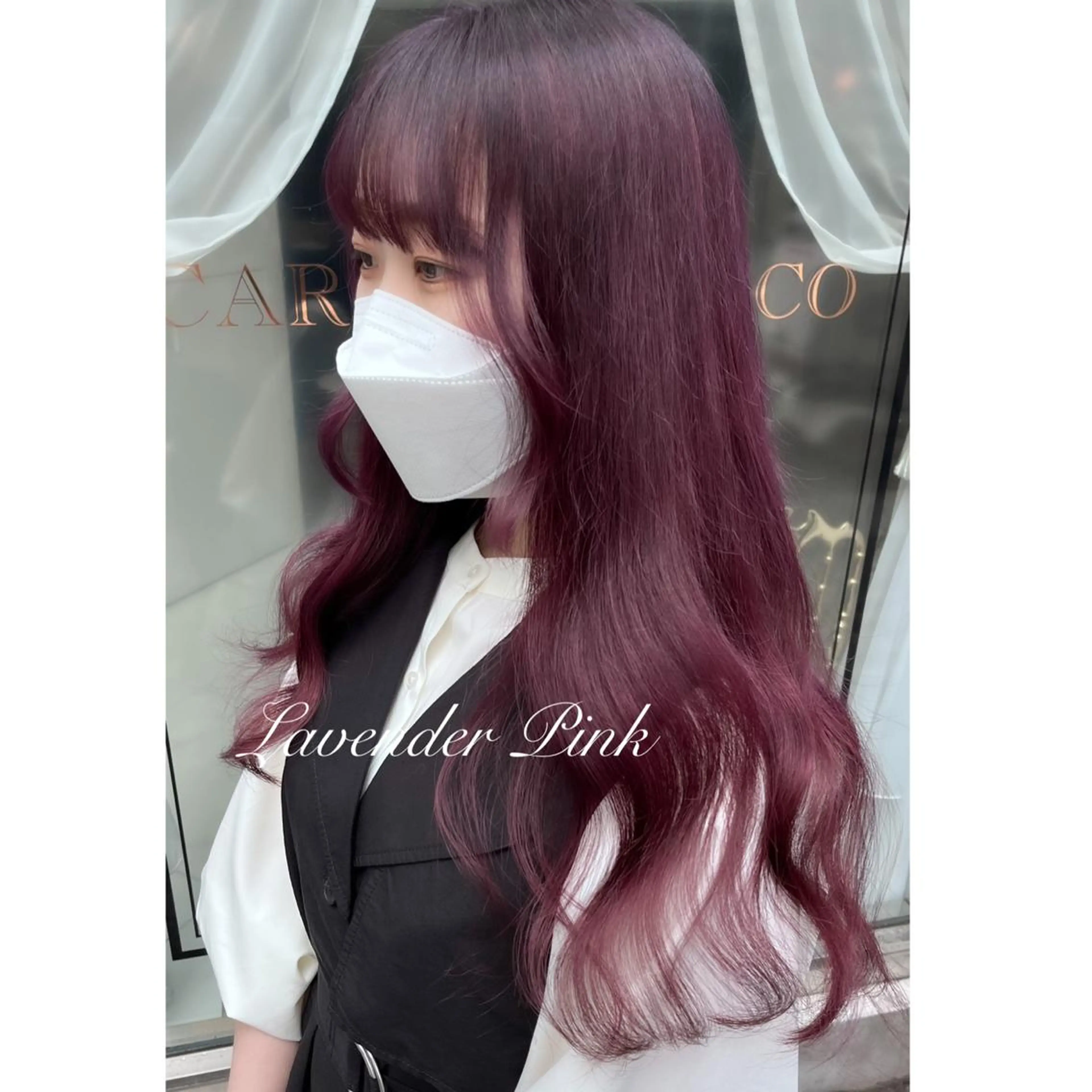 ロング カラー ブリーチ ヘアカラー LOTTA CUCCI所属・miyu /トレンド カラー×艶髪のヘアスタイル