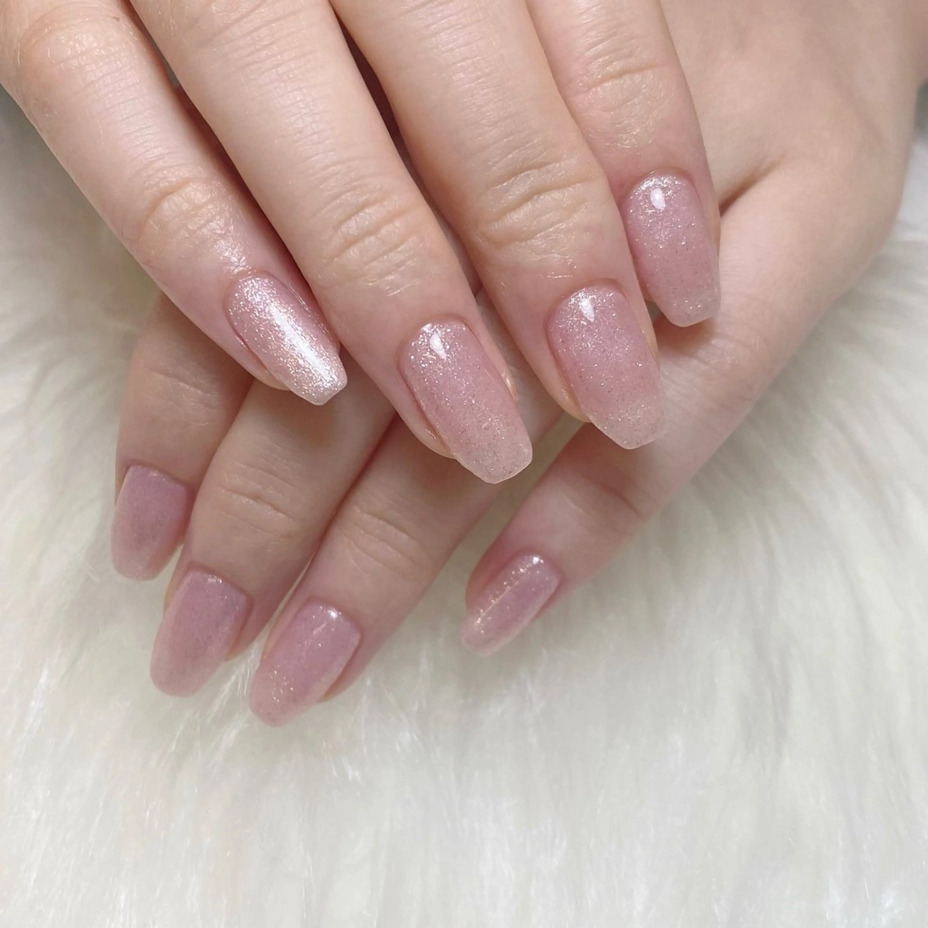 ネイル ブルー 長さ出し フットネイル フレンチネイル グラデーション fein. miku🎀🍼のネイルデザイン