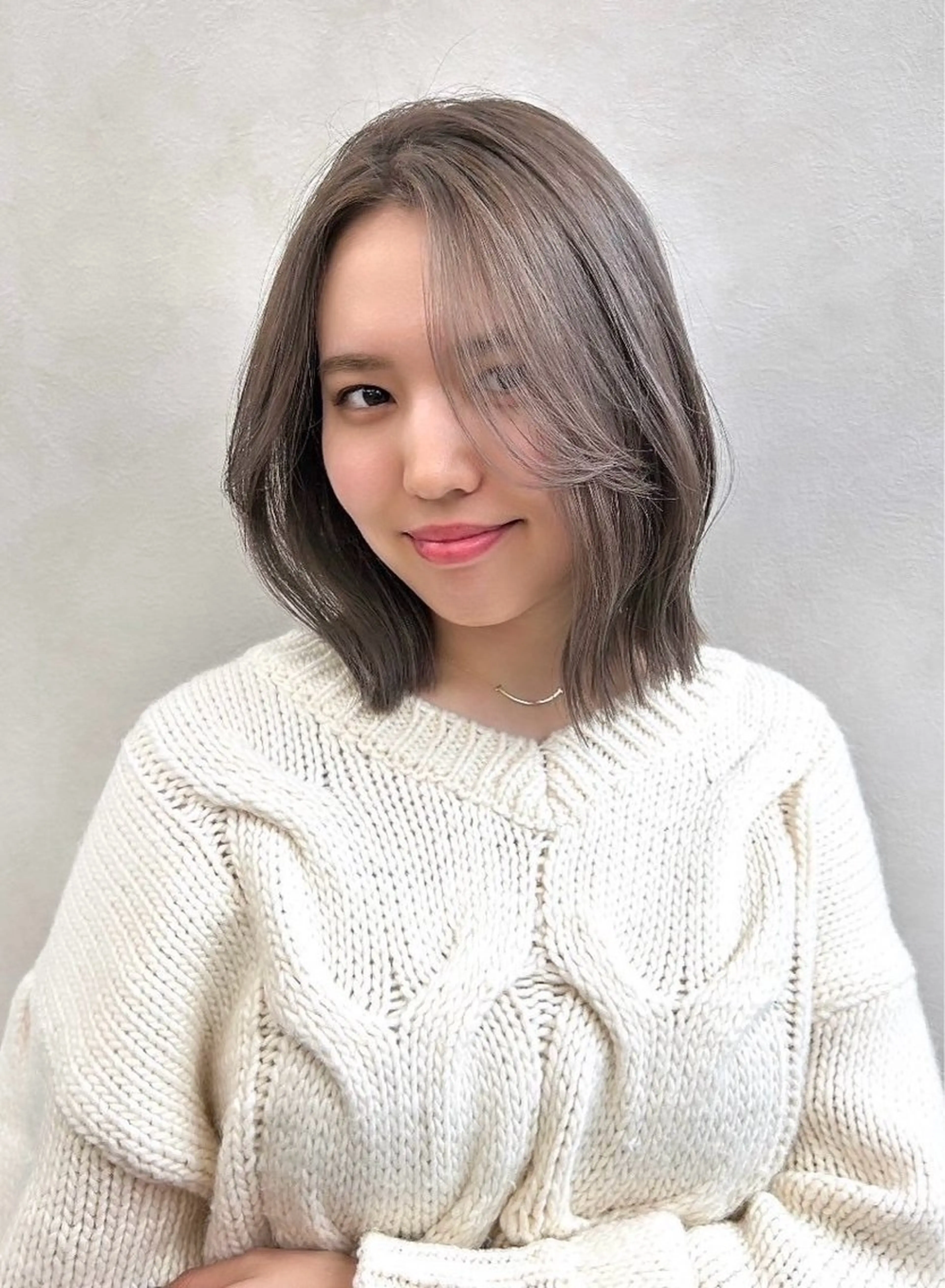 ミディアム カラー ヘアカラー トリートメント ヘアセット 🌷横浜/レイヤー /艶カラー🌷のヘアスタイル