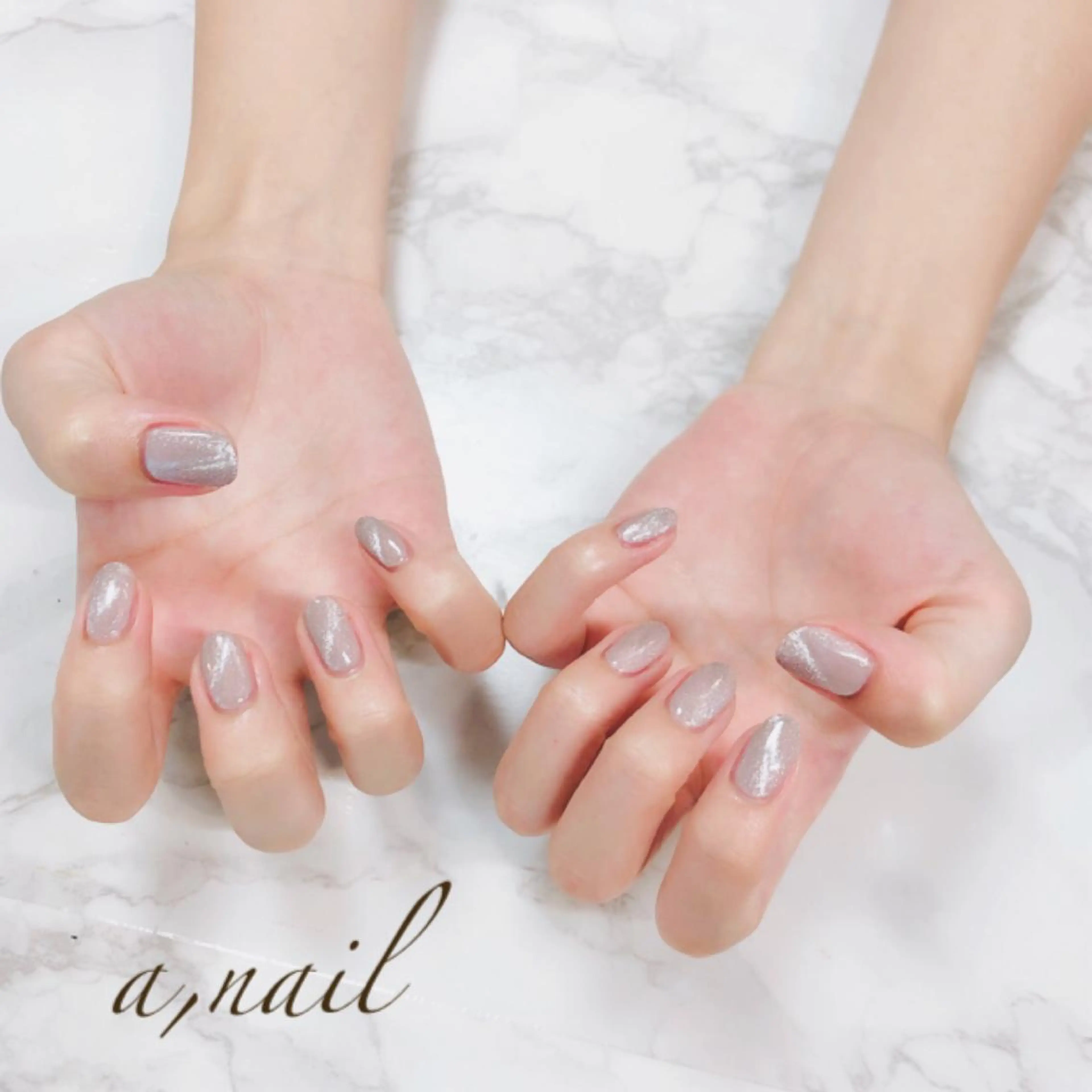 ネイル フットネイル ジェルネイル グラデーション マグネットネイル オフィスネイル ハンドネイル ネイルサロン エーネイルのネイルデザイン