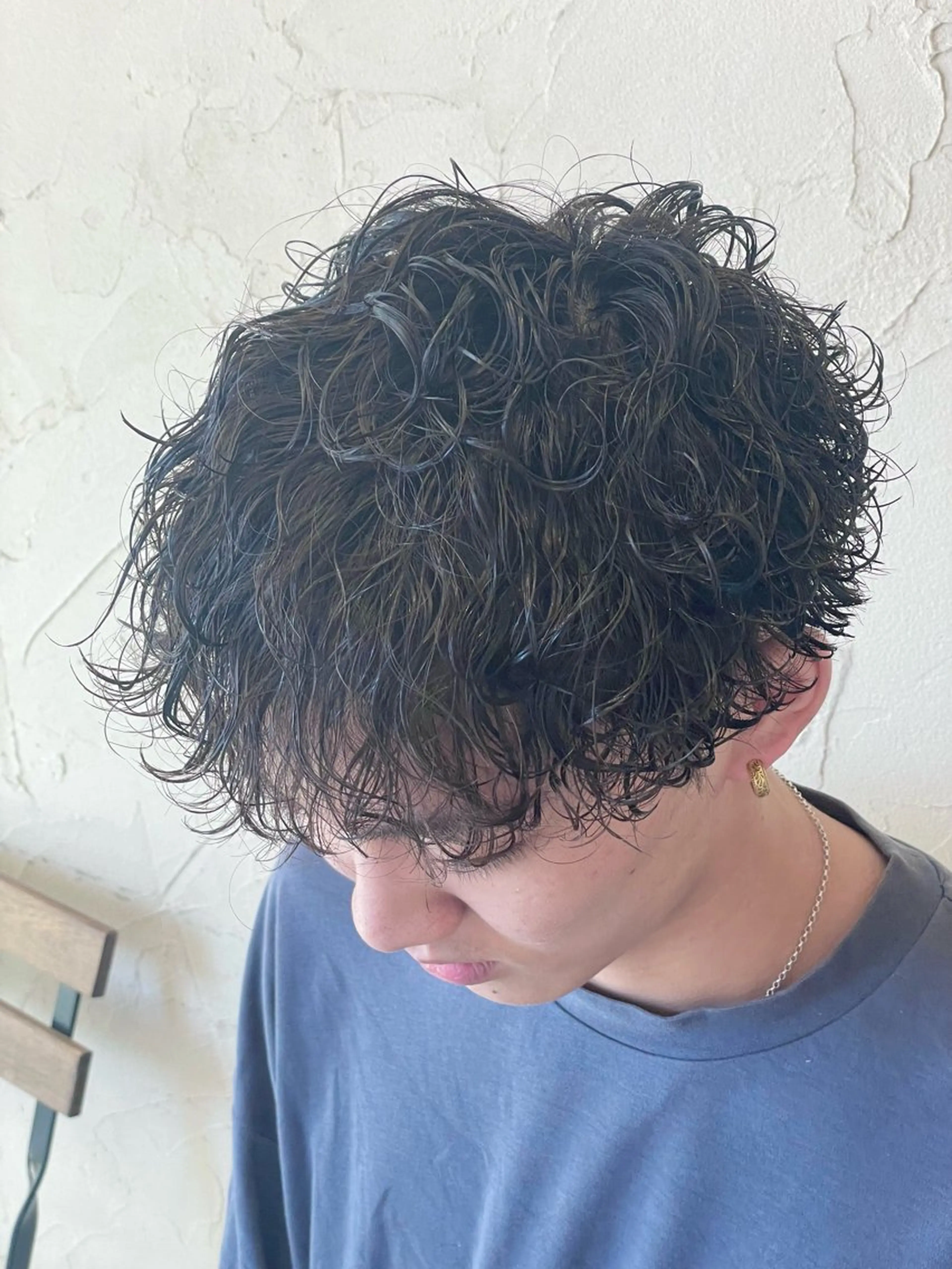 ショート パーマ メンズ メンズパーマ 波巻きパーマ カット パーマ メンズ特化/パーマ指 名No.1/百瀬太郎のヘアスタイル