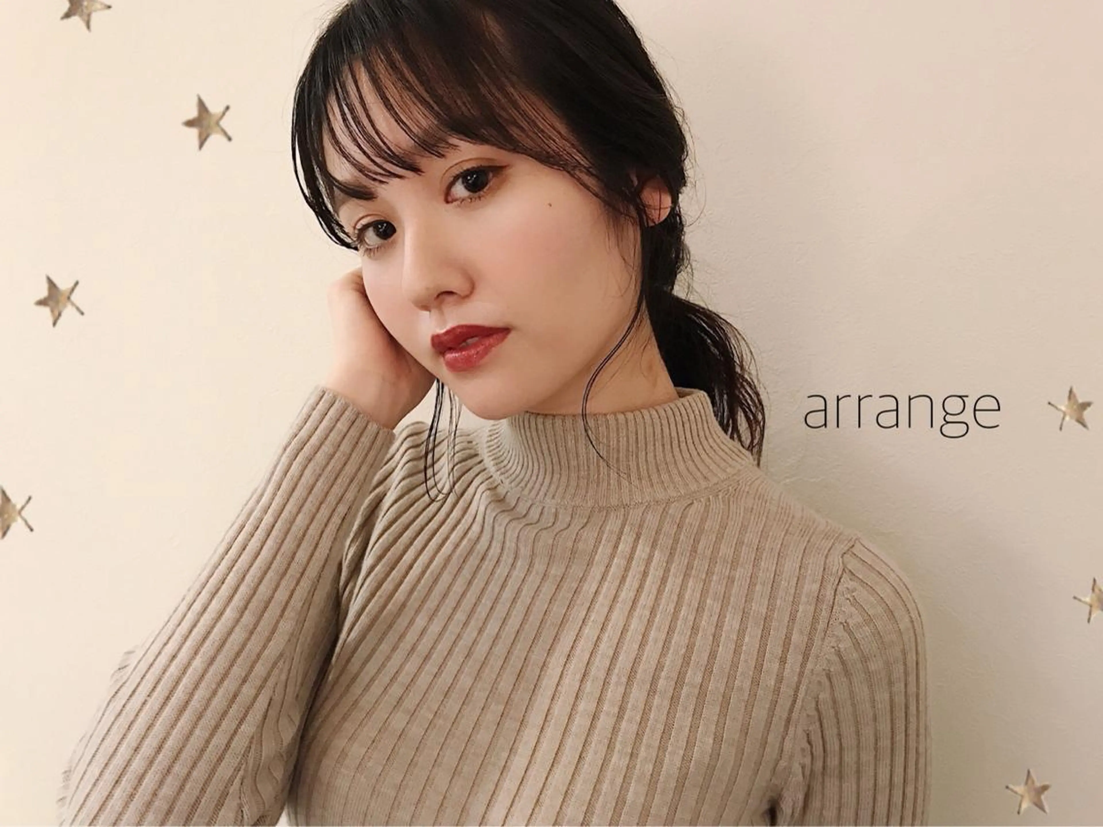 セミロング カラー ヘアアレンジ ヘアセット salon AKIRA所属・市川 千夏のヘアスタイル