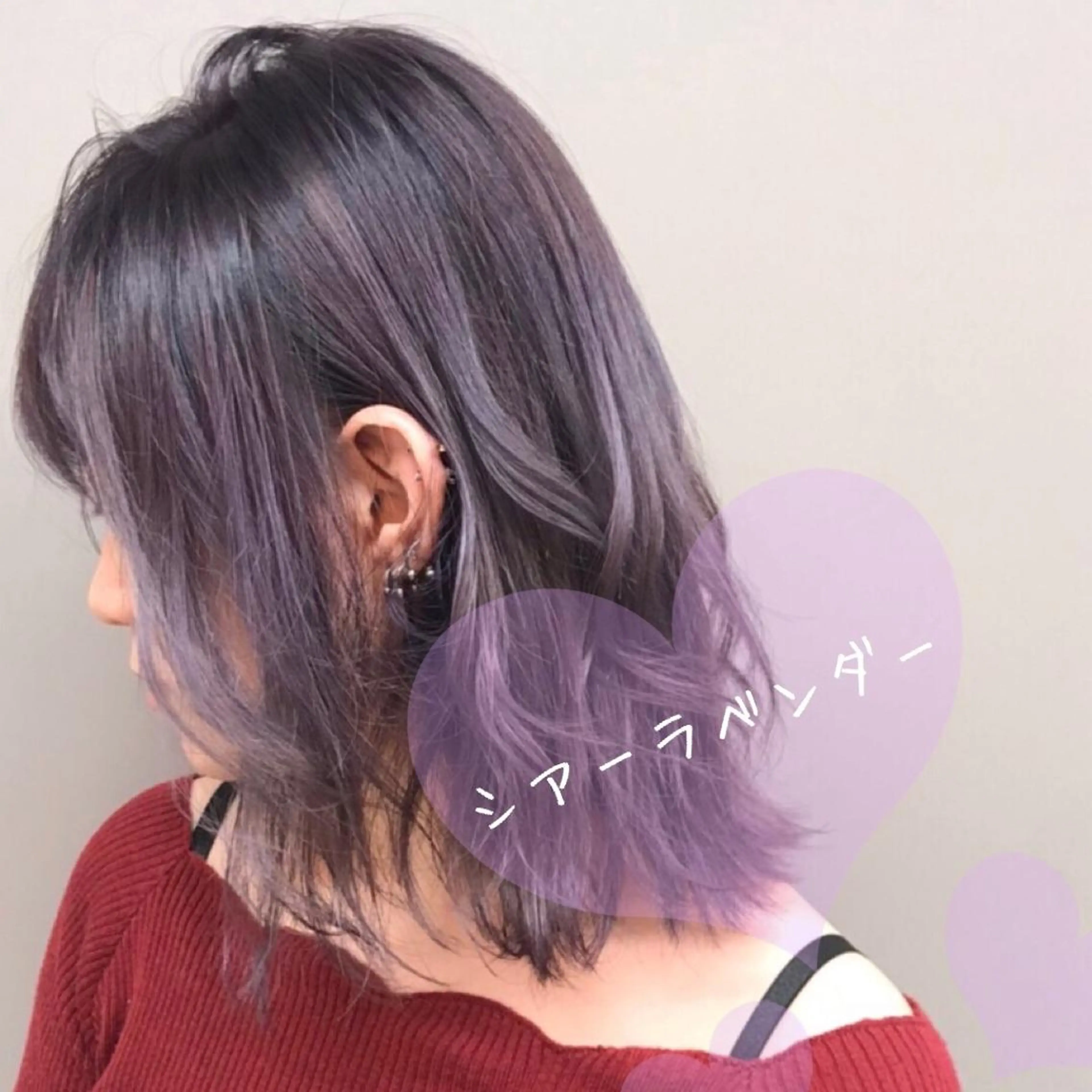 セミロング カット ヘアカラー ♡モテ髪/似合わせ♡ 透明感/JUICE♡のヘアスタイル