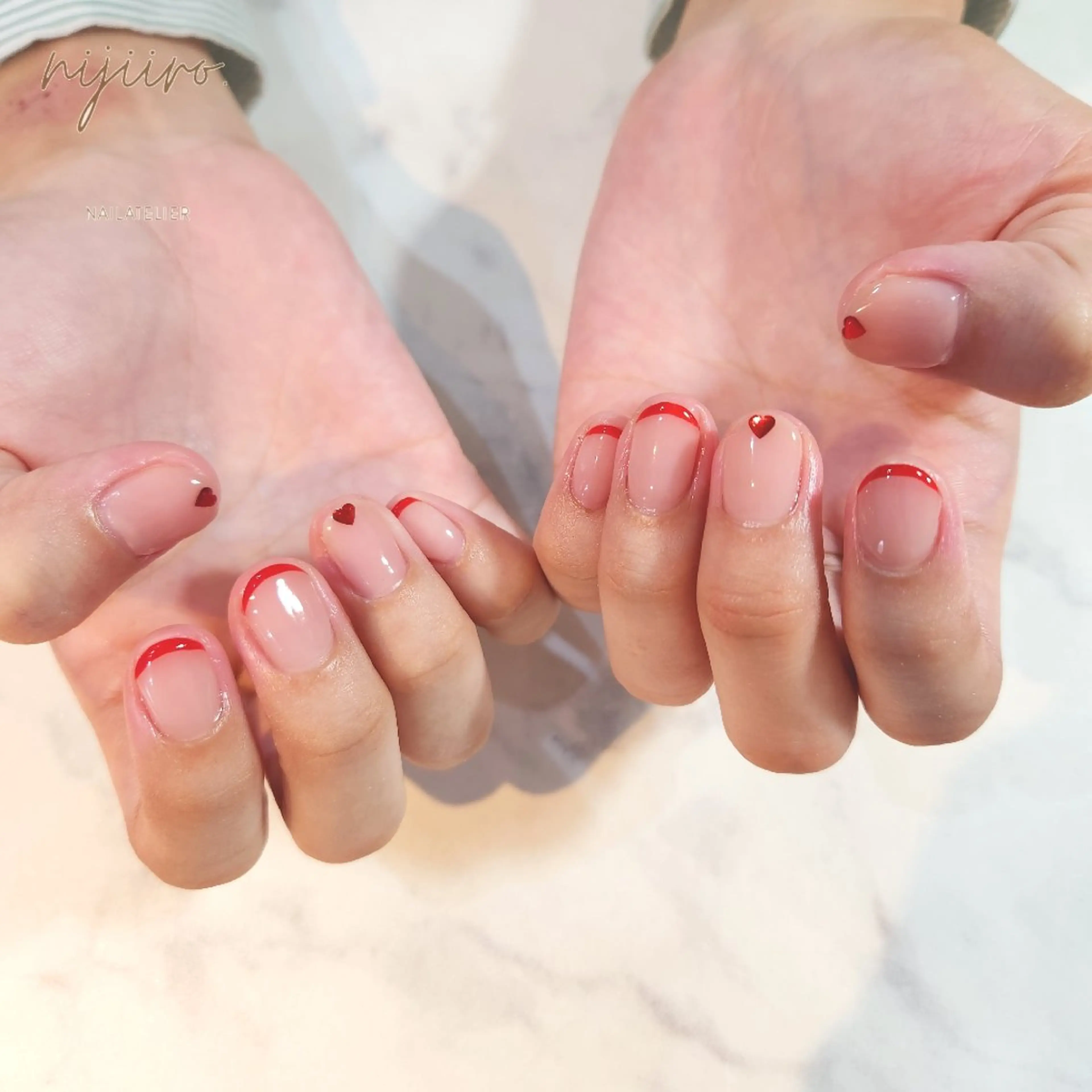 ネイル ハンドネイル nailatelier nijiiro.所属・nijiiro🌈 サトウのネイルデザイン