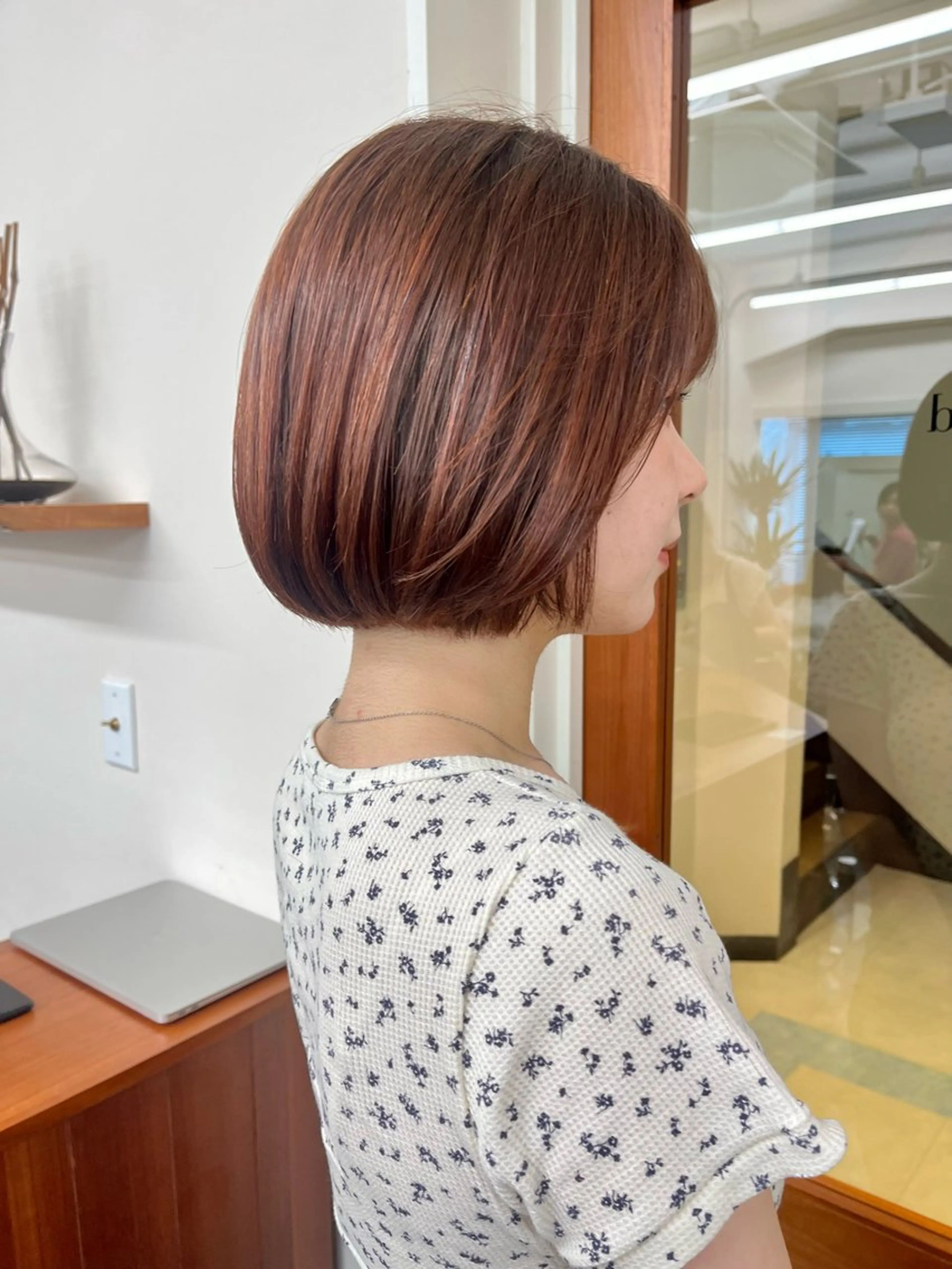 ショート Garland  Ginza所属・モモ🍑 レイヤー/ボブ/暖色のヘアスタイル