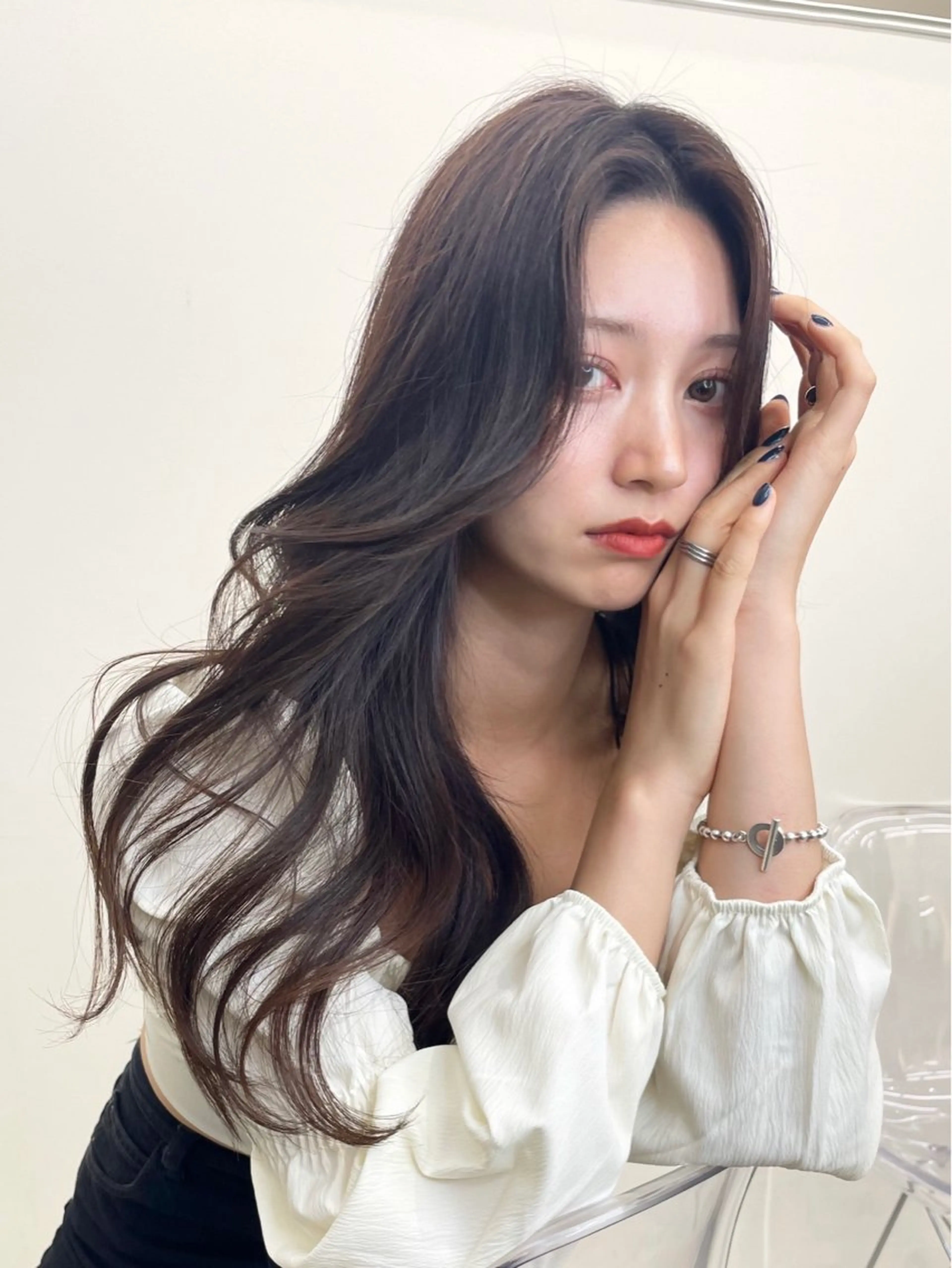 ロング カラー カット ヘアカラー トリートメント 🦋韓国系指名No1 店長/圓山 祐也🦋のヘアスタイル