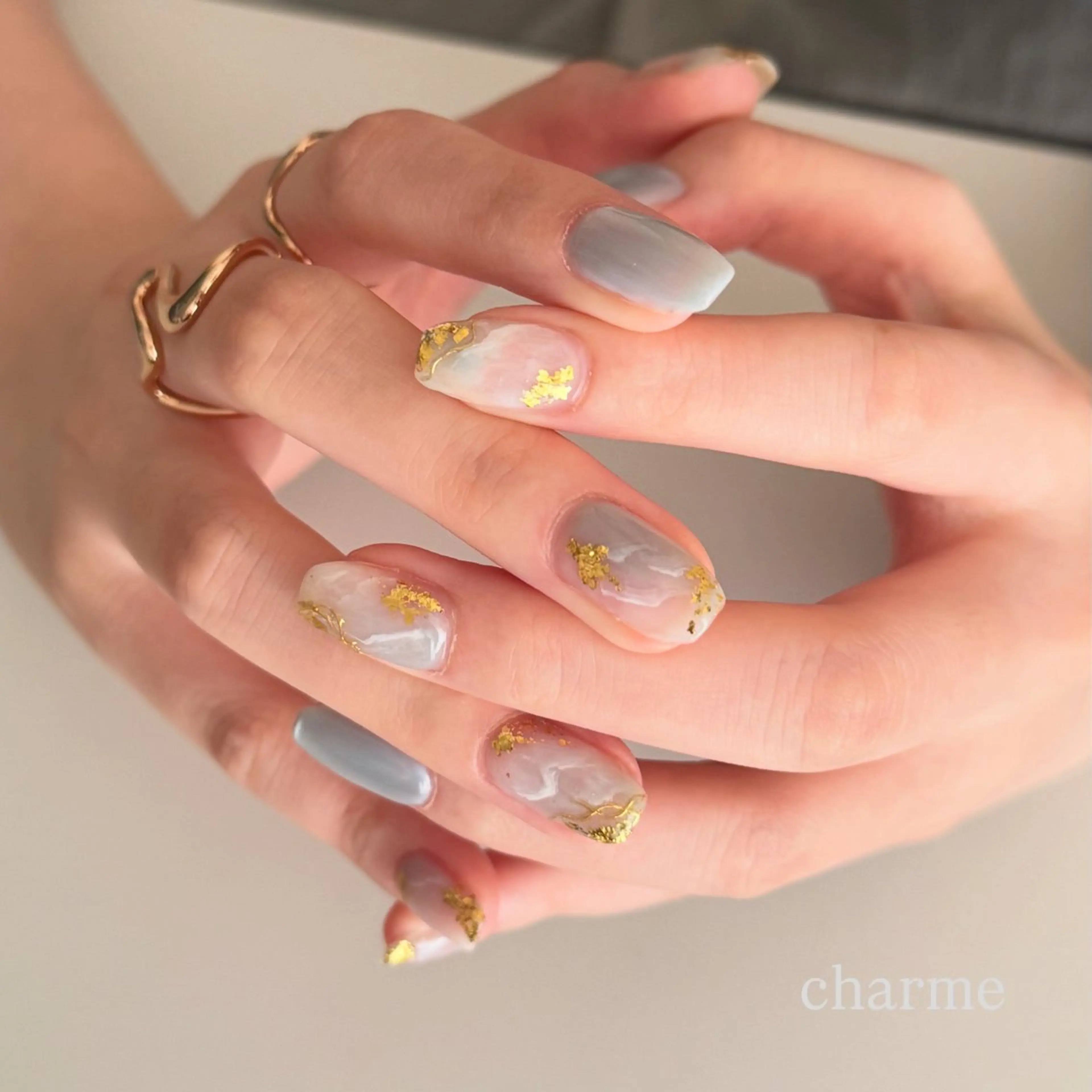 ネイル ハンドネイル フットネイル nailsalon charmeのネイルデザイン