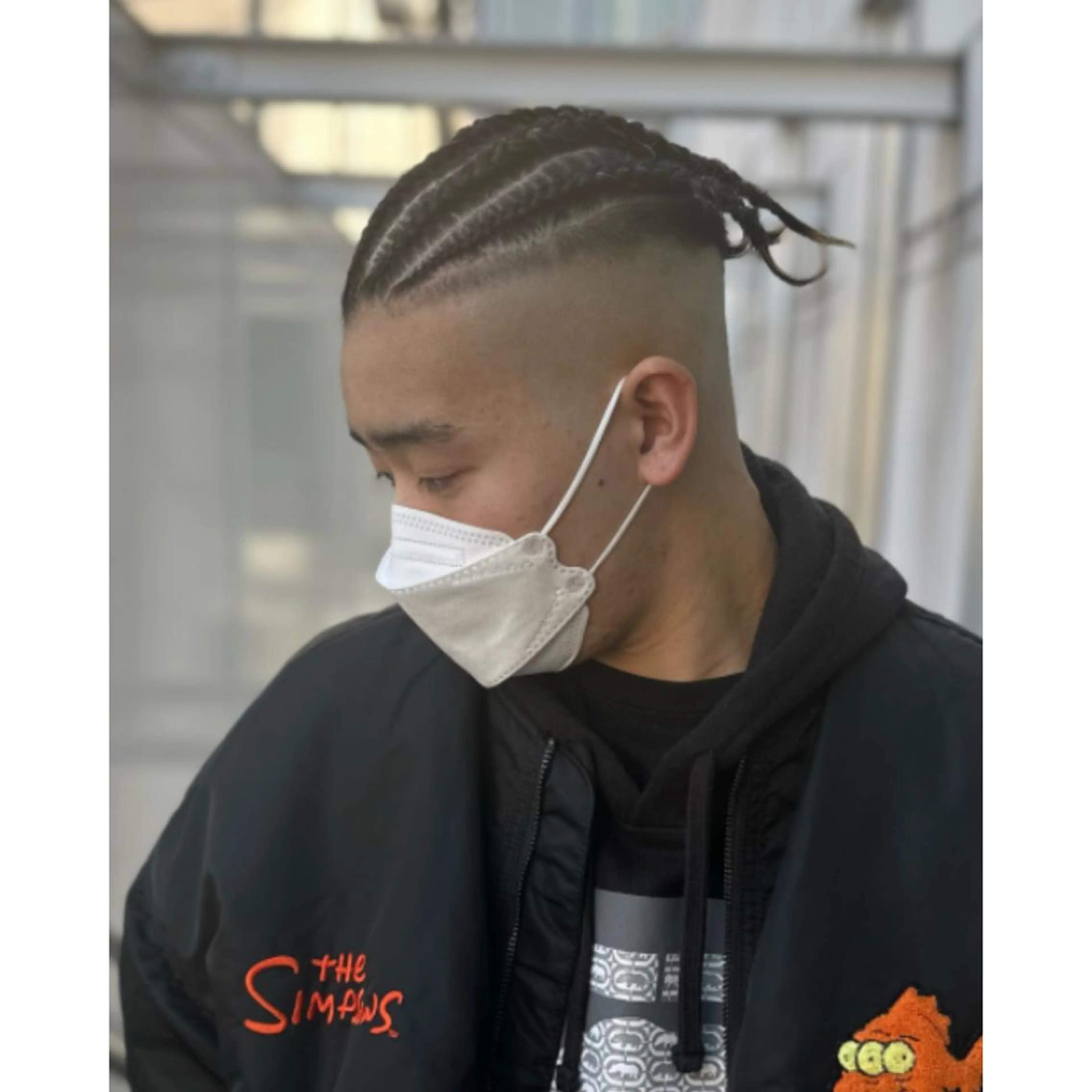 メンズ キッズ 子どものヘアアレンジ エクステ ヘアセット BRAIDS💎愛子 大人ハイライト💎のヘアスタイル