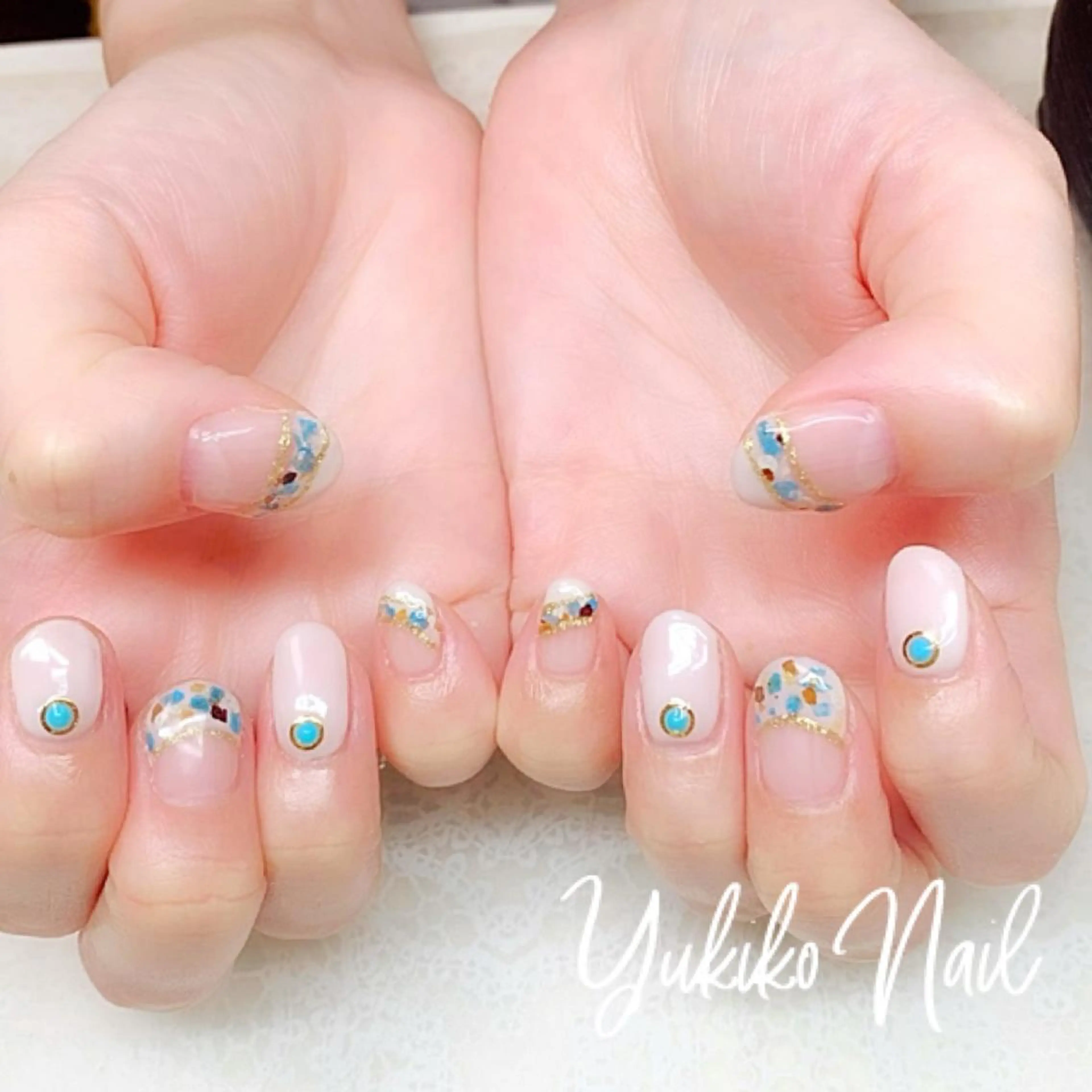 ネイル フレンチネイル ハンドネイル ユキコ ネイルのネイルデザイン