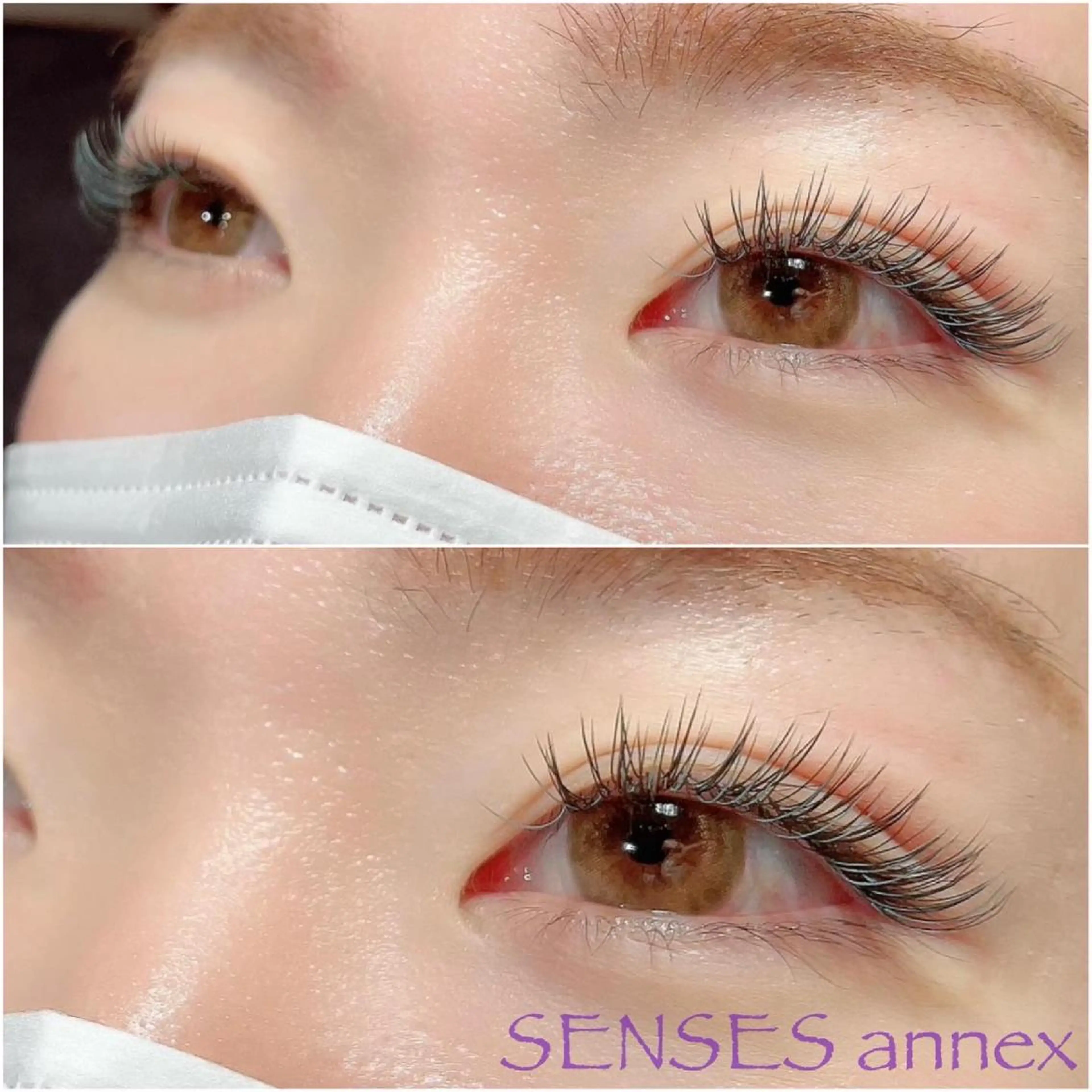 マツエク・マツパ カラーマツエク マツエク SENSES_ WAKAのマツエク・マツパデザイン