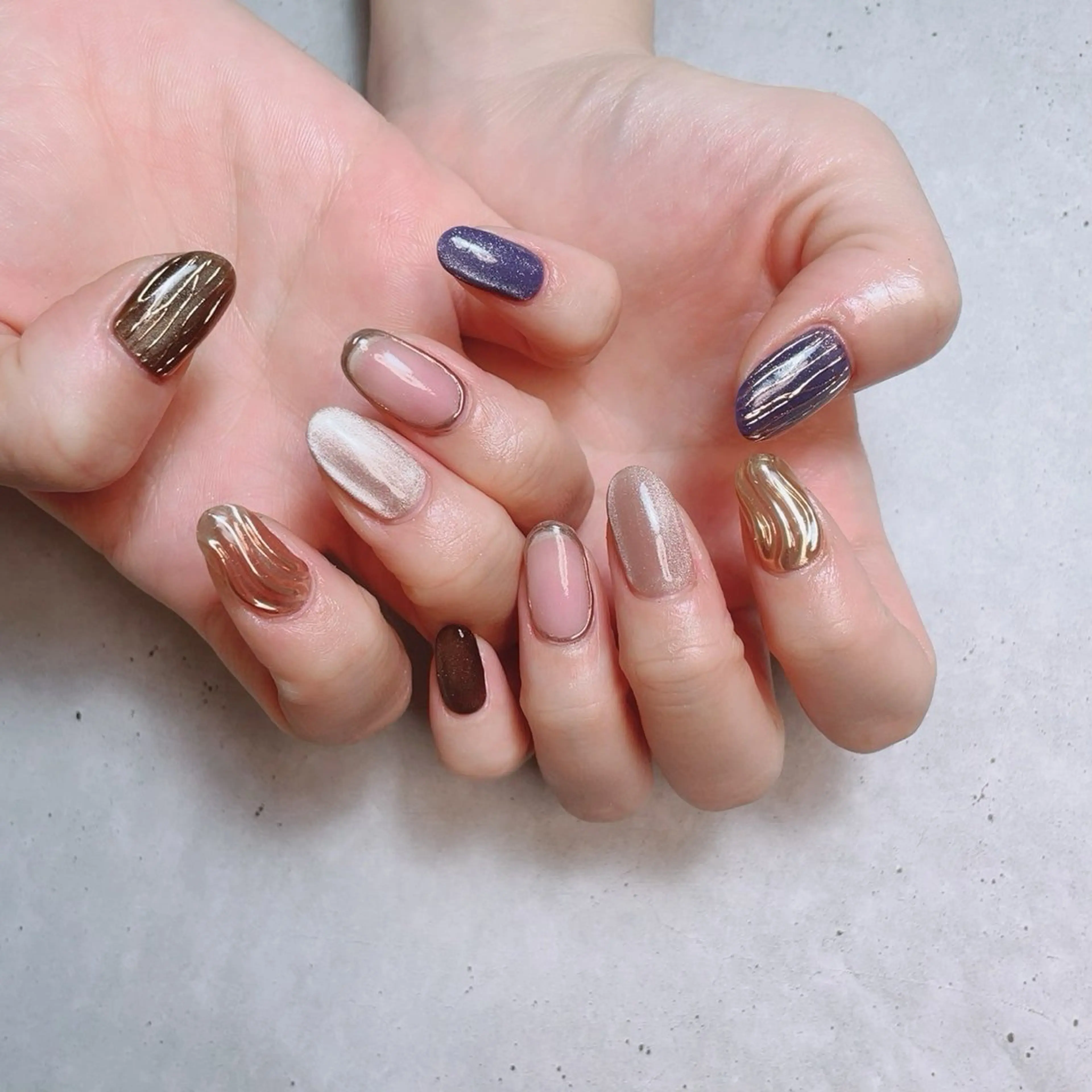 ネイル ハンドネイル 🤎Yun nail salon🤎のネイルデザイン