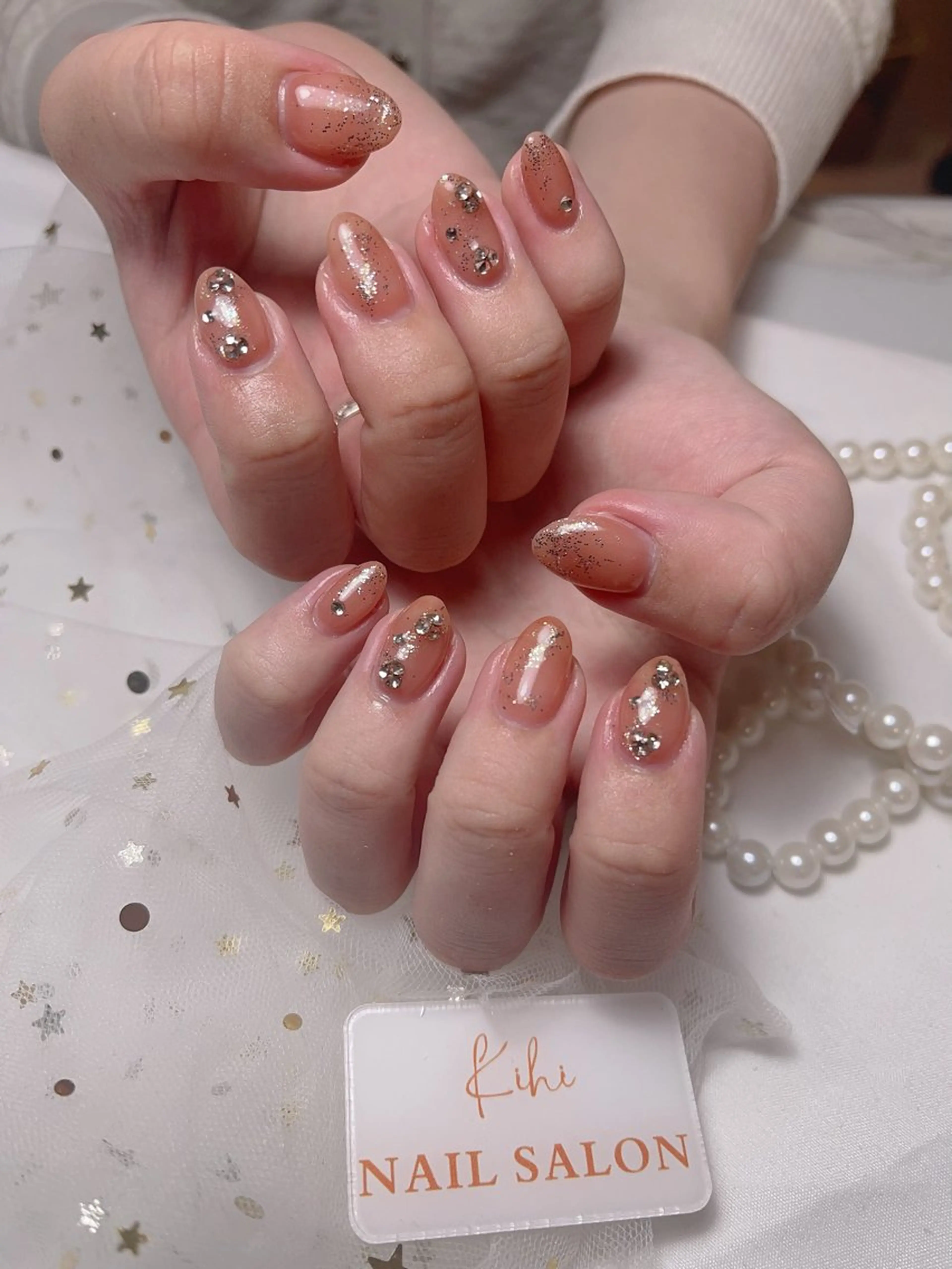 ネイル ハンドネイル 💕鈴木ユリ パラジェル/オフ無料のネイルデザイン