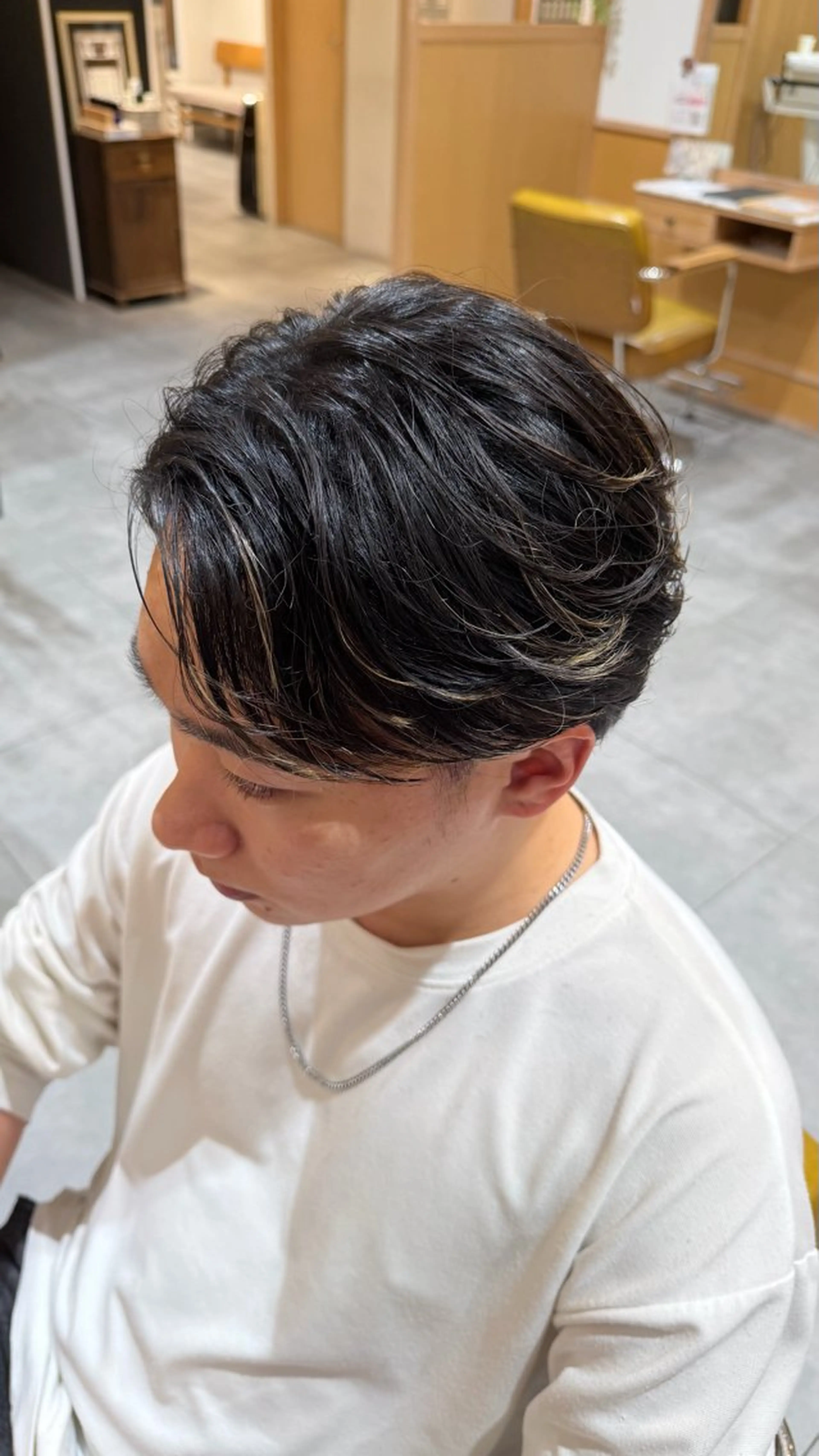 パーマ メンズ カット 木村 涼雅のヘアスタイル