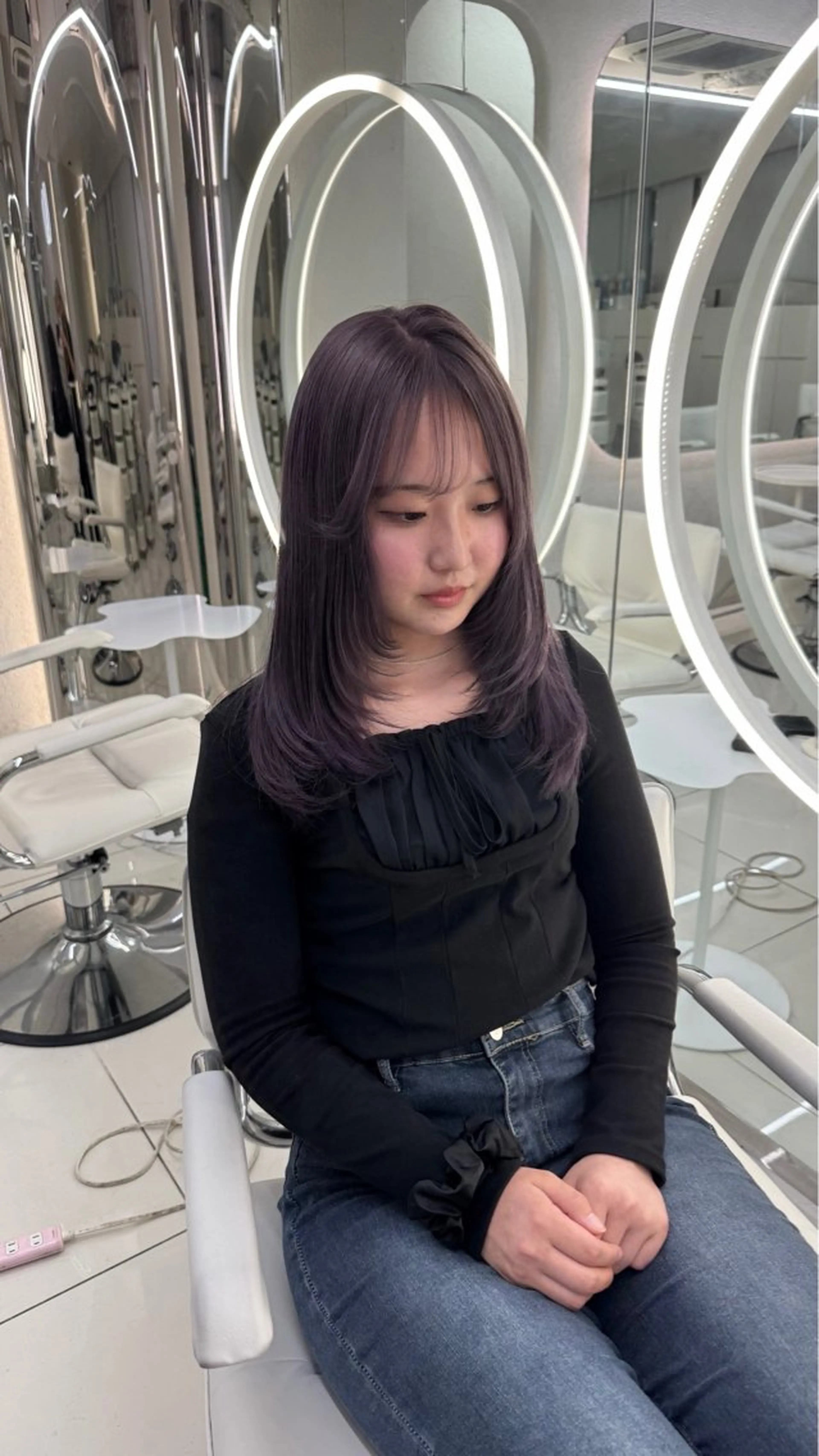 カラー ヘアカラー ANN GAGAのヘアスタイル