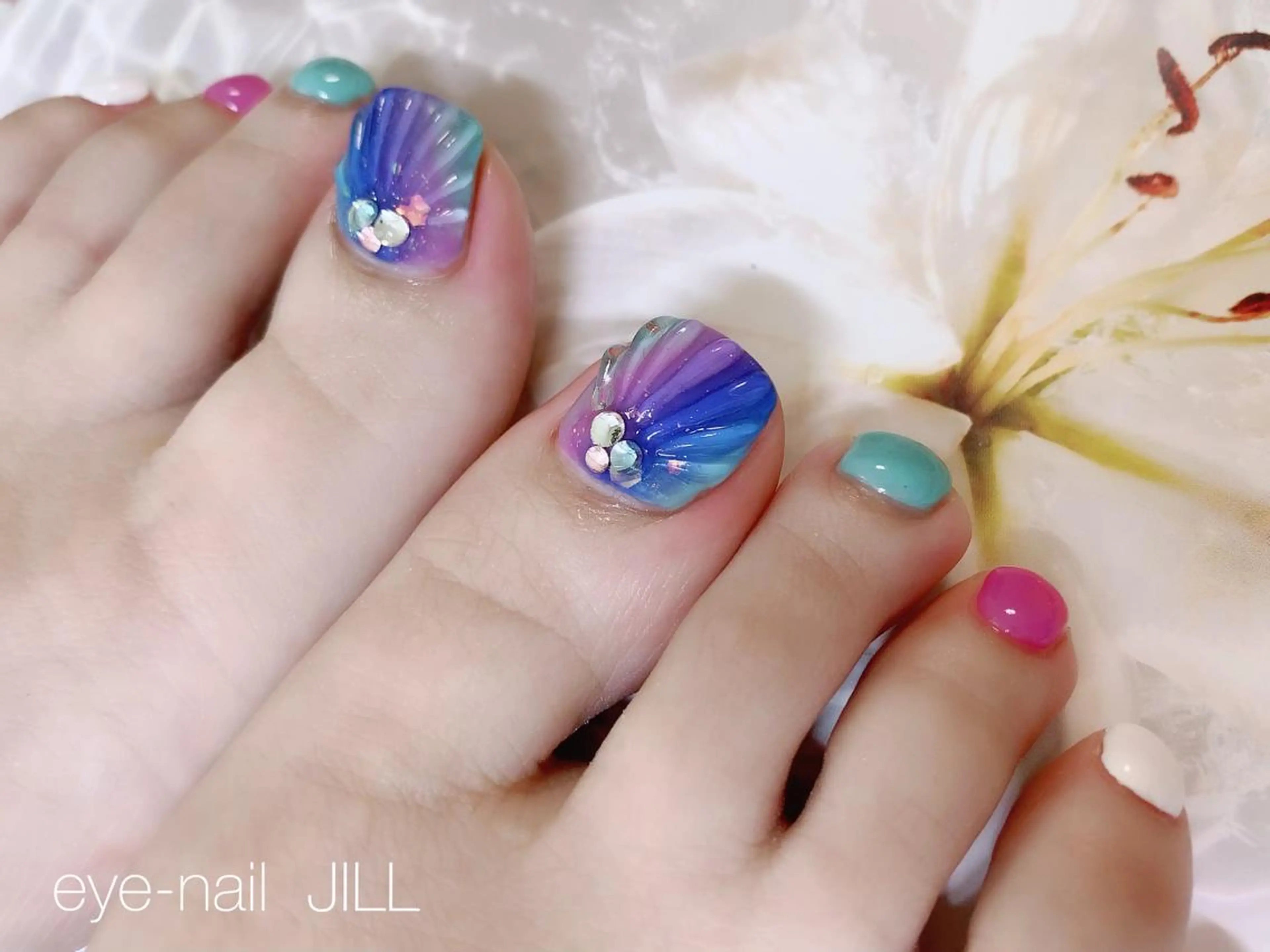 ネイル フットネイル JILL sa-yaのネイルデザイン