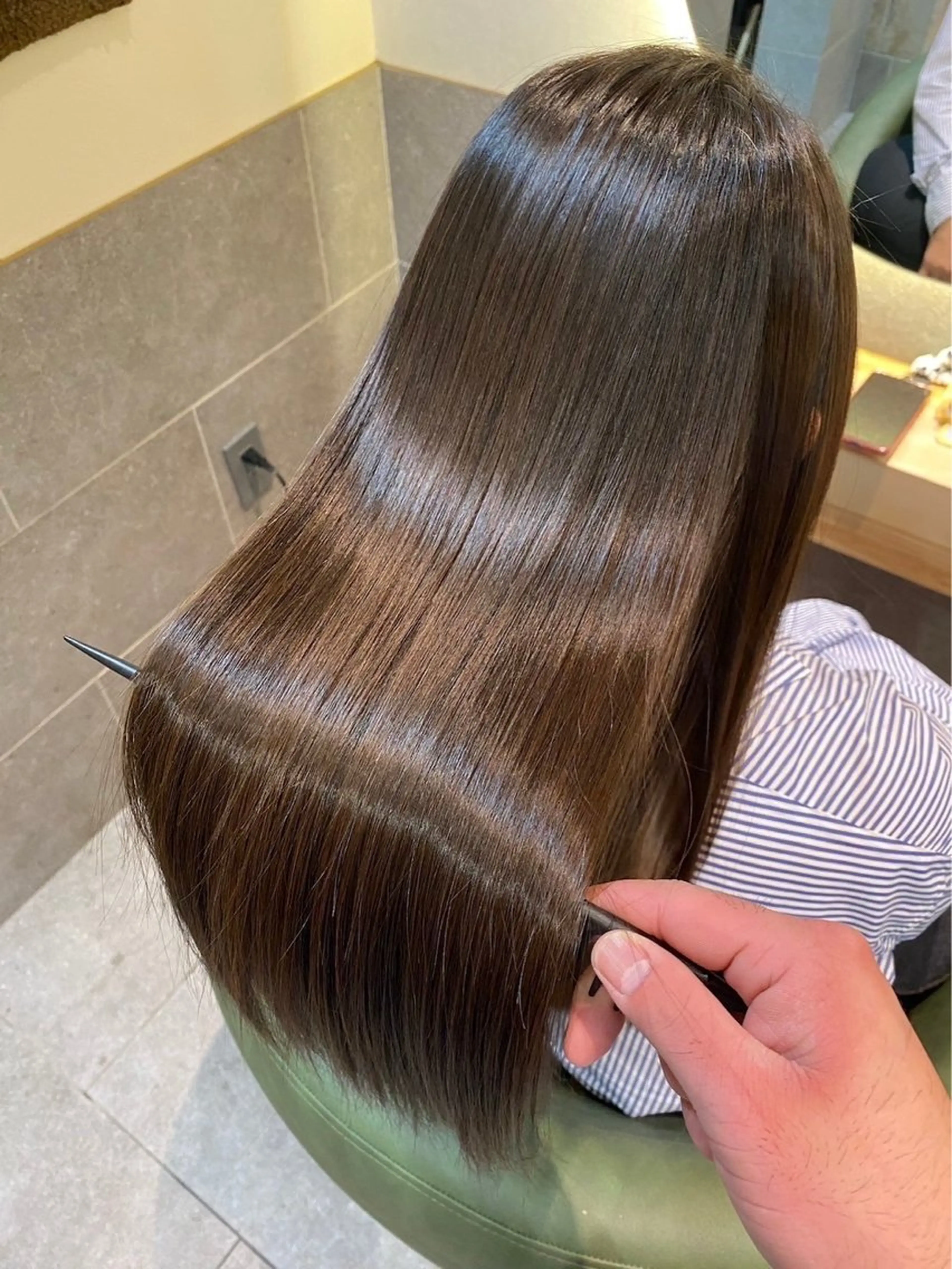 ロング [自由が丘]ハヤカワ /縮毛矯正/髪質改善のヘアスタイル