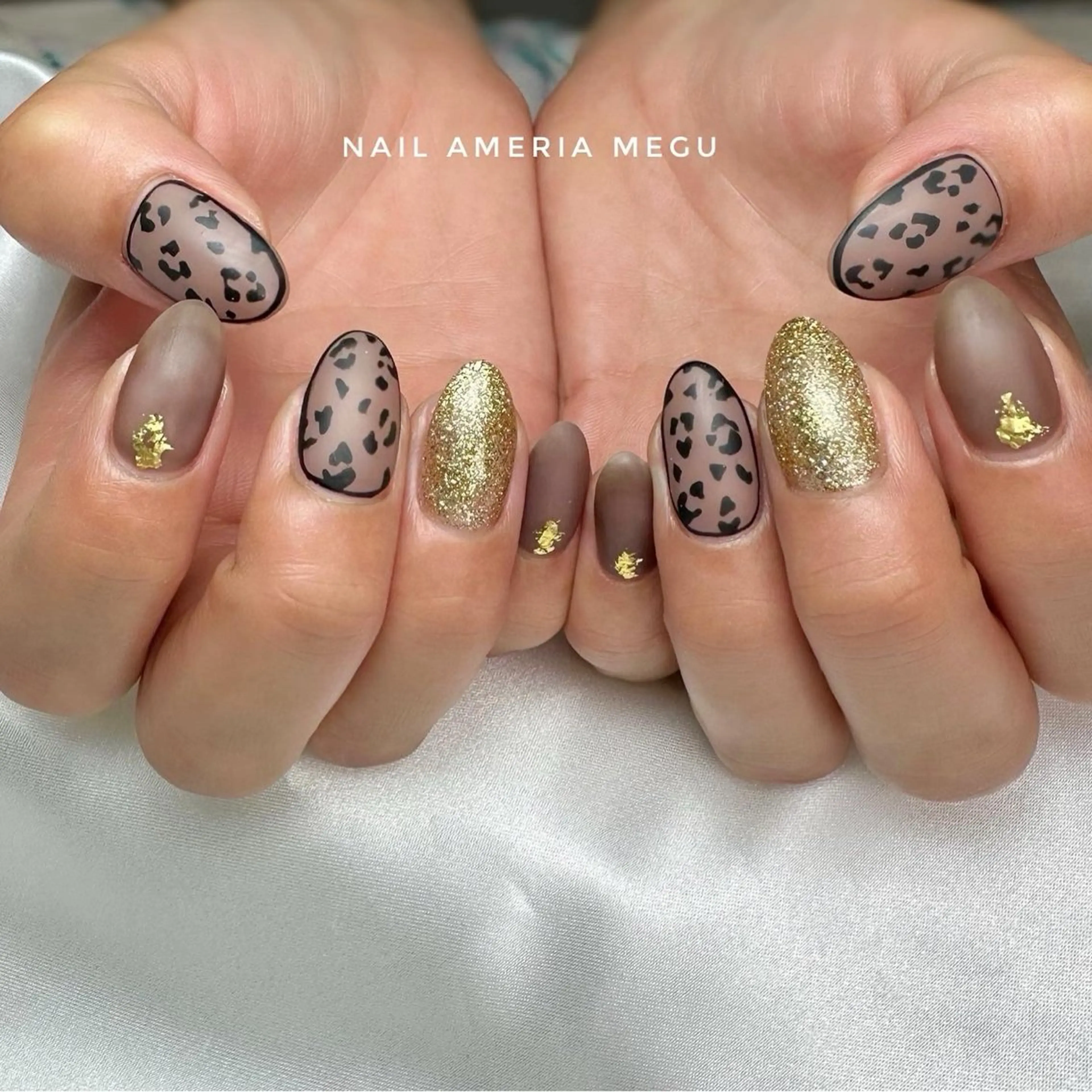 ネイル アニマル柄 ハンドネイル Nail ameria megu所属・ameria meguのネイルデザイン