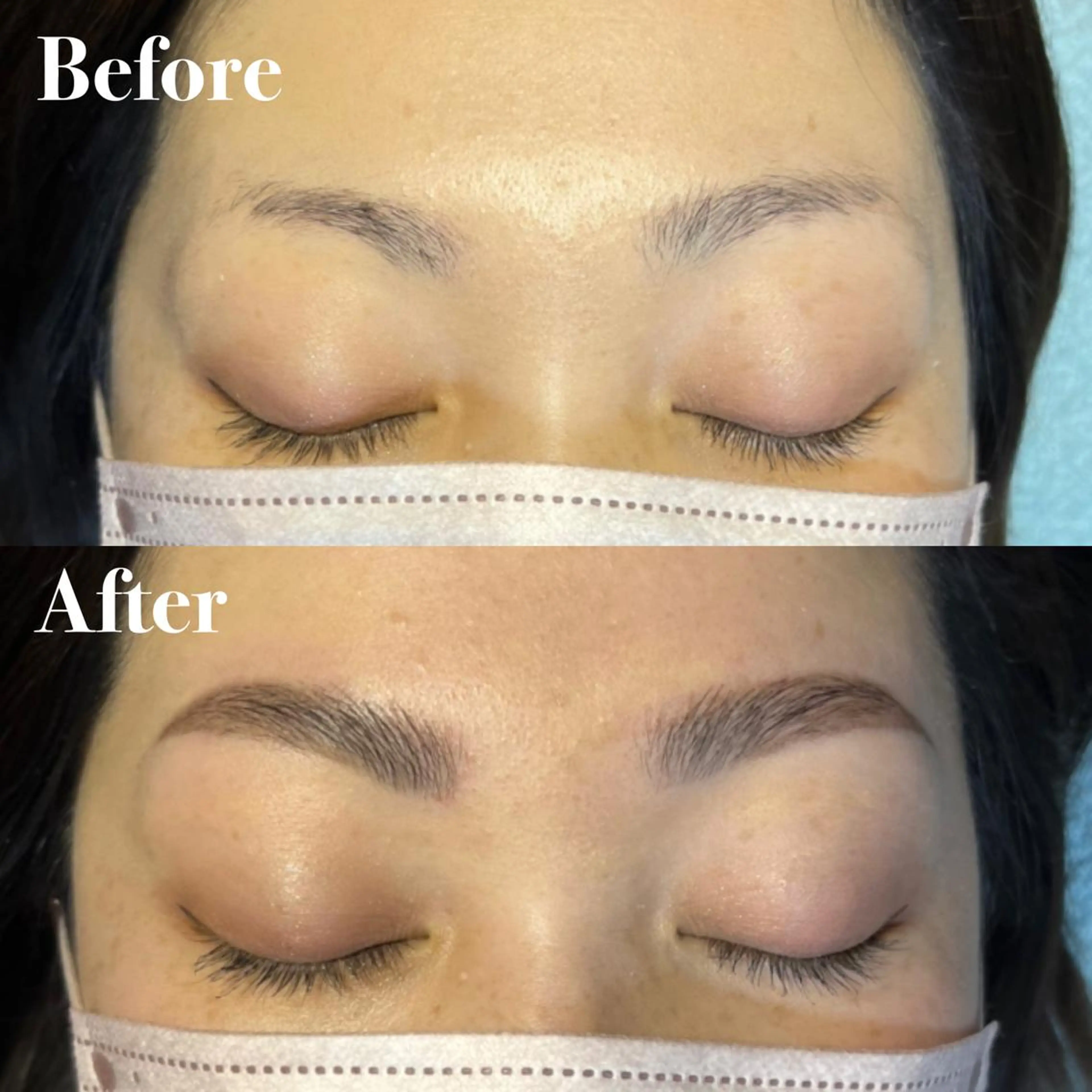 アイブロウ ハリウッドブロウリフト 眉毛と韓国肌質改善 サロン　和泉府中のエステ・リラクイメージ