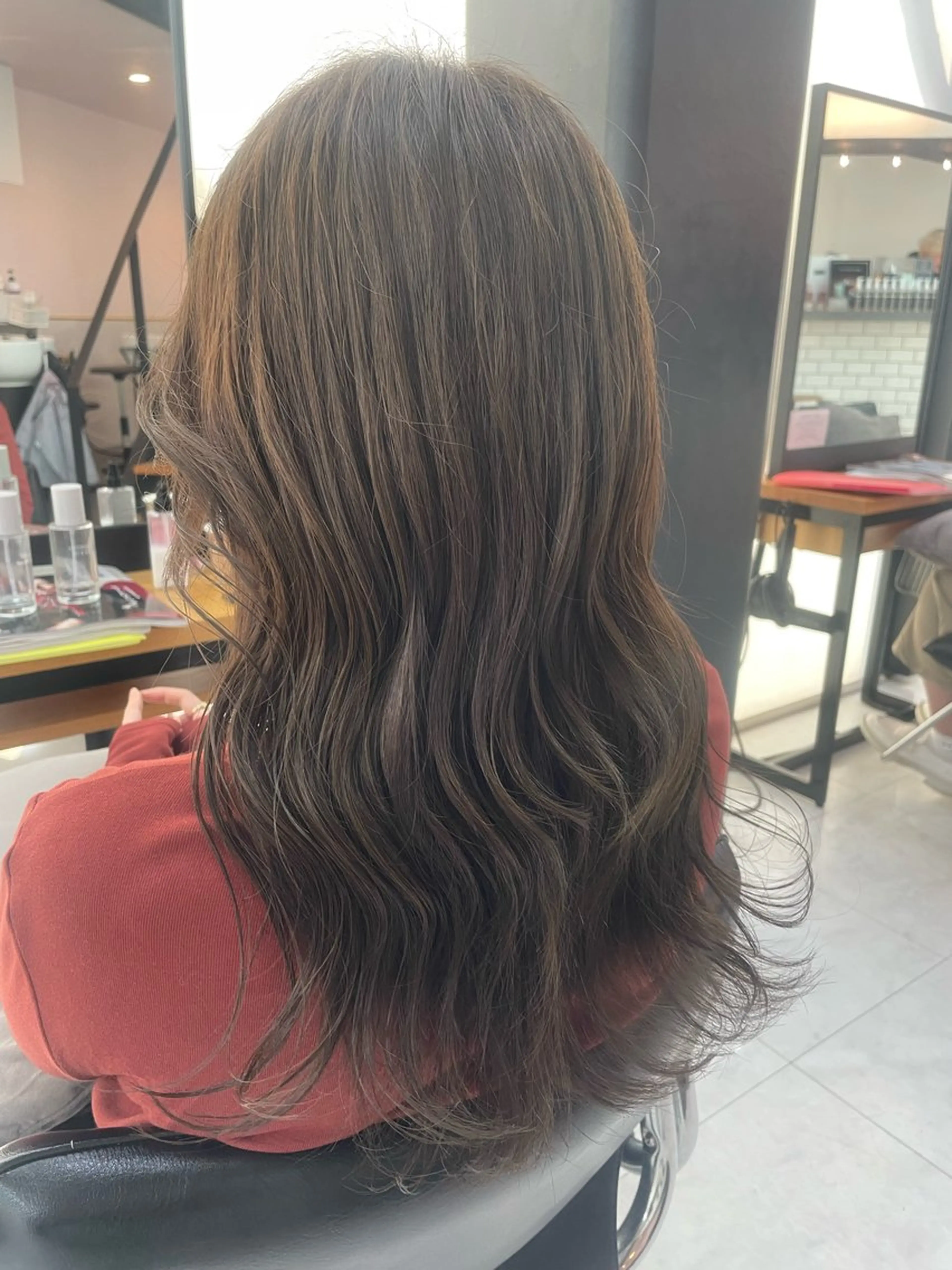 セミロング ヘアカラー トリートメント 🍀︎Reika 🍀のヘアスタイル