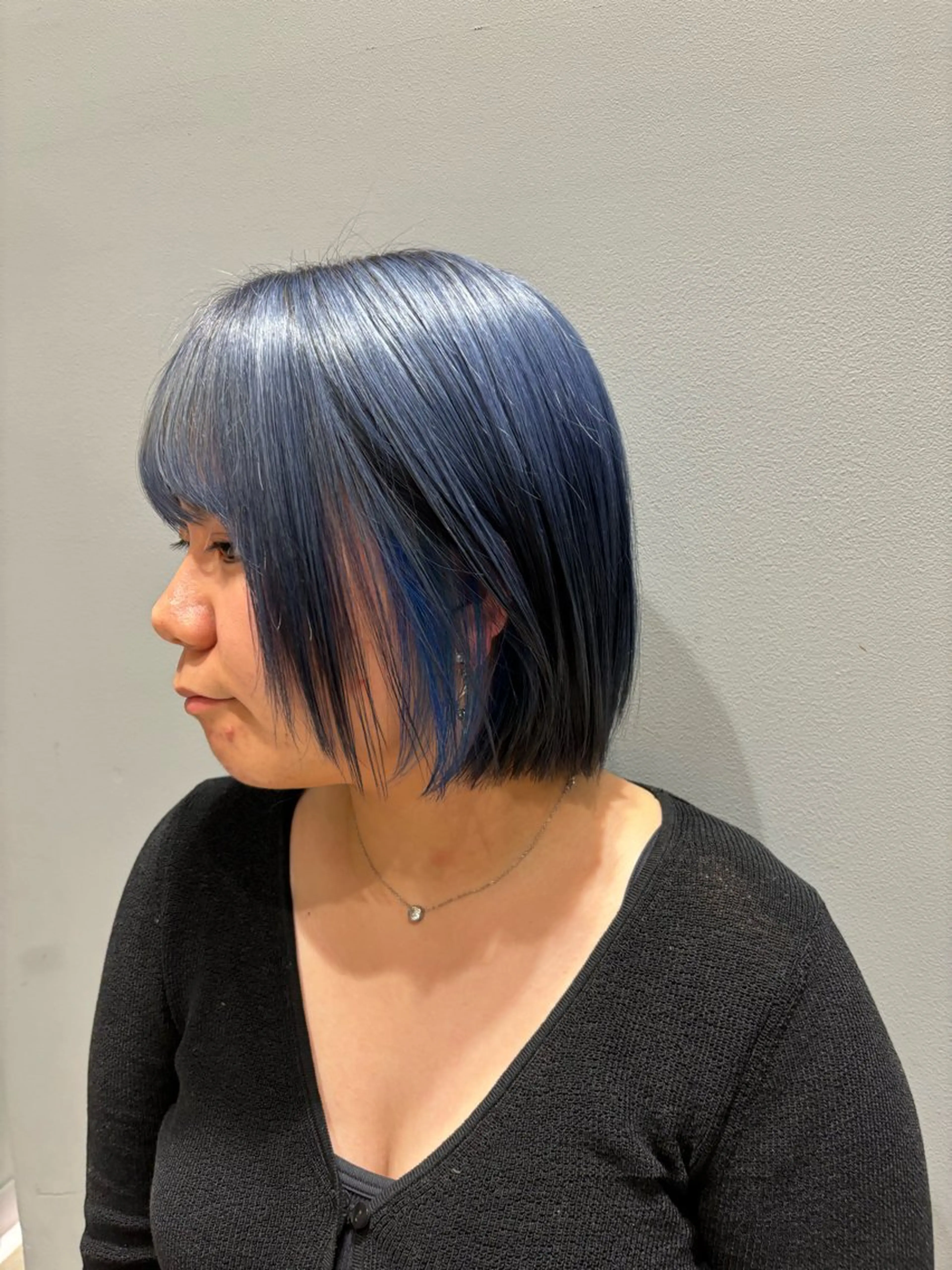 ミディアム カラー パーマ ヘアアレンジ メンズ 加藤 愛実のヘアスタイル