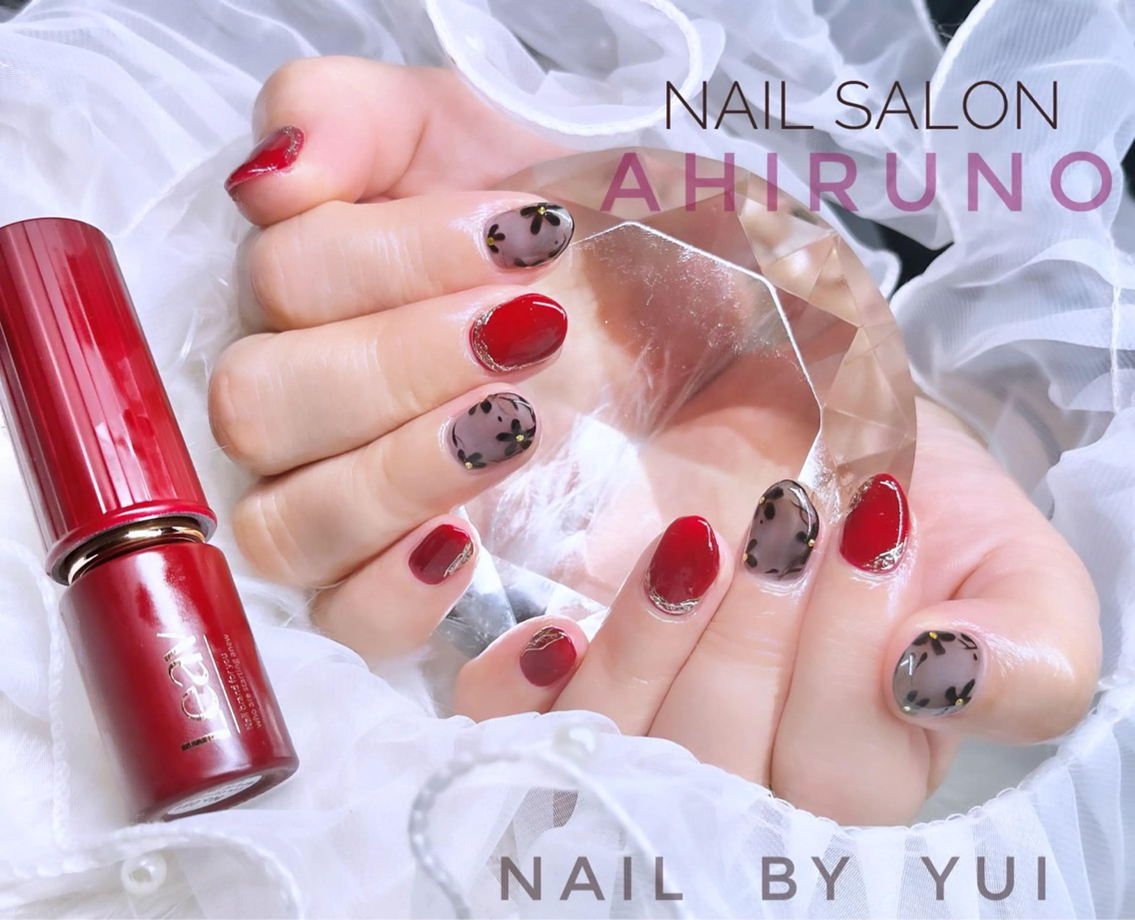 ネイル フラッシュネイル キラキラネイル ラメ(グリッター) ミラーネイル 持ち込み ハンドネイル ahiruno ✿ yuiのネイルデザイン